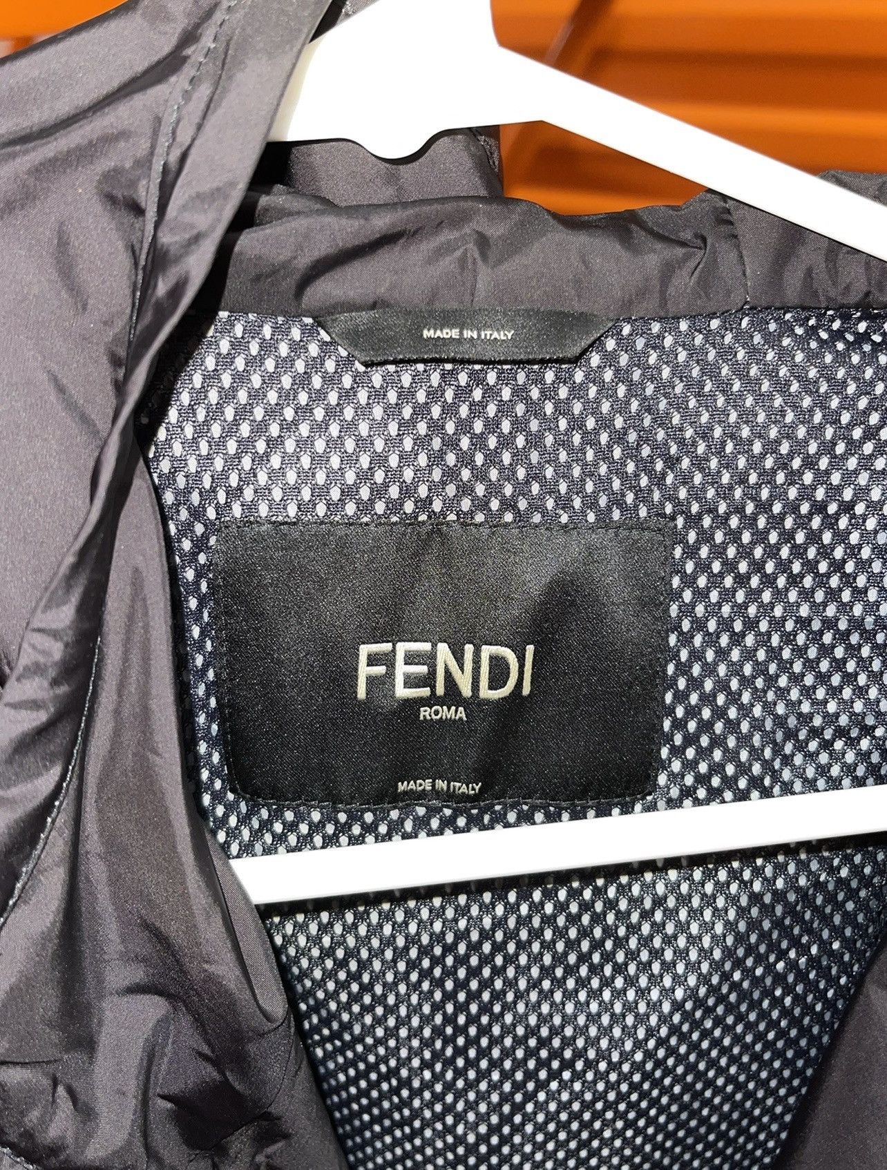 FENDI Fendi Mania track hooded jacket windbreaker Outerwear