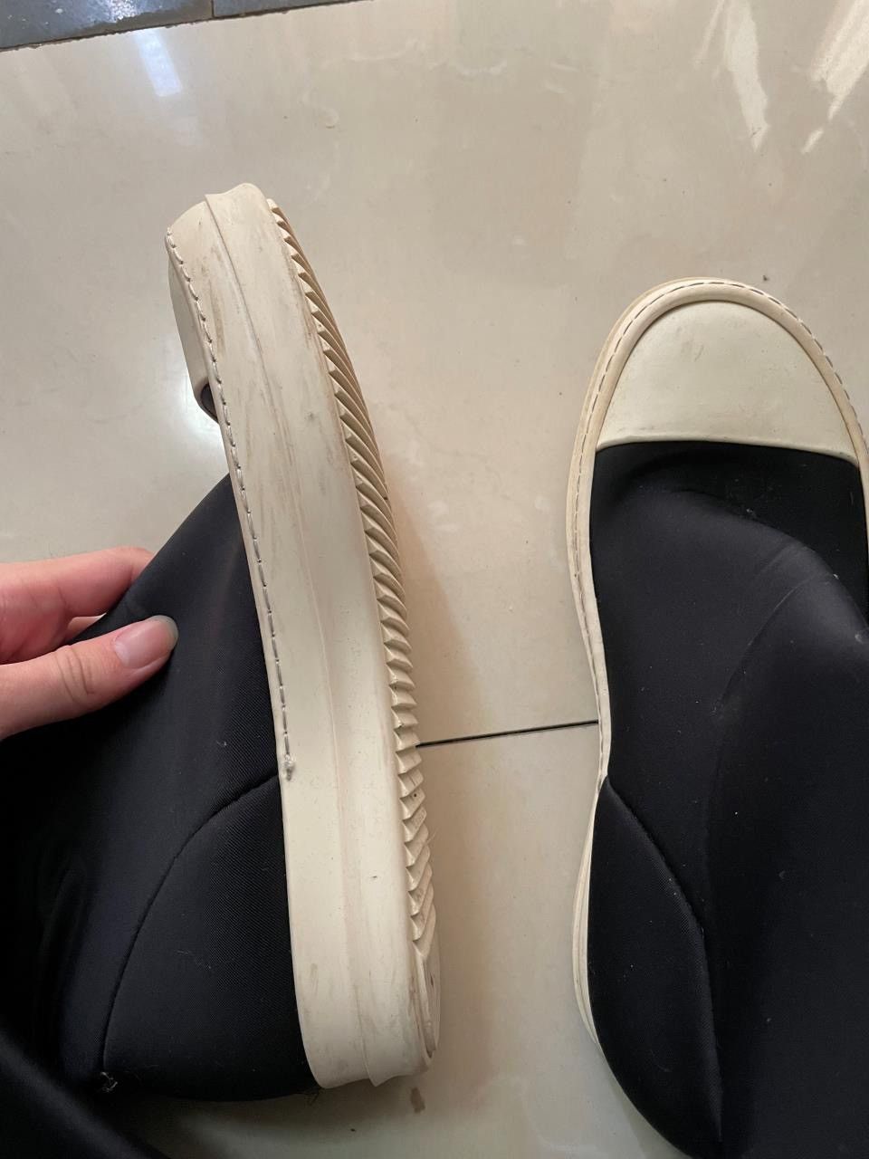 Rick Owens sz36-Rick Owens drkshdw knee-high stocking sock ramones Size US 6 / IT 36 - 2 Thumbnail