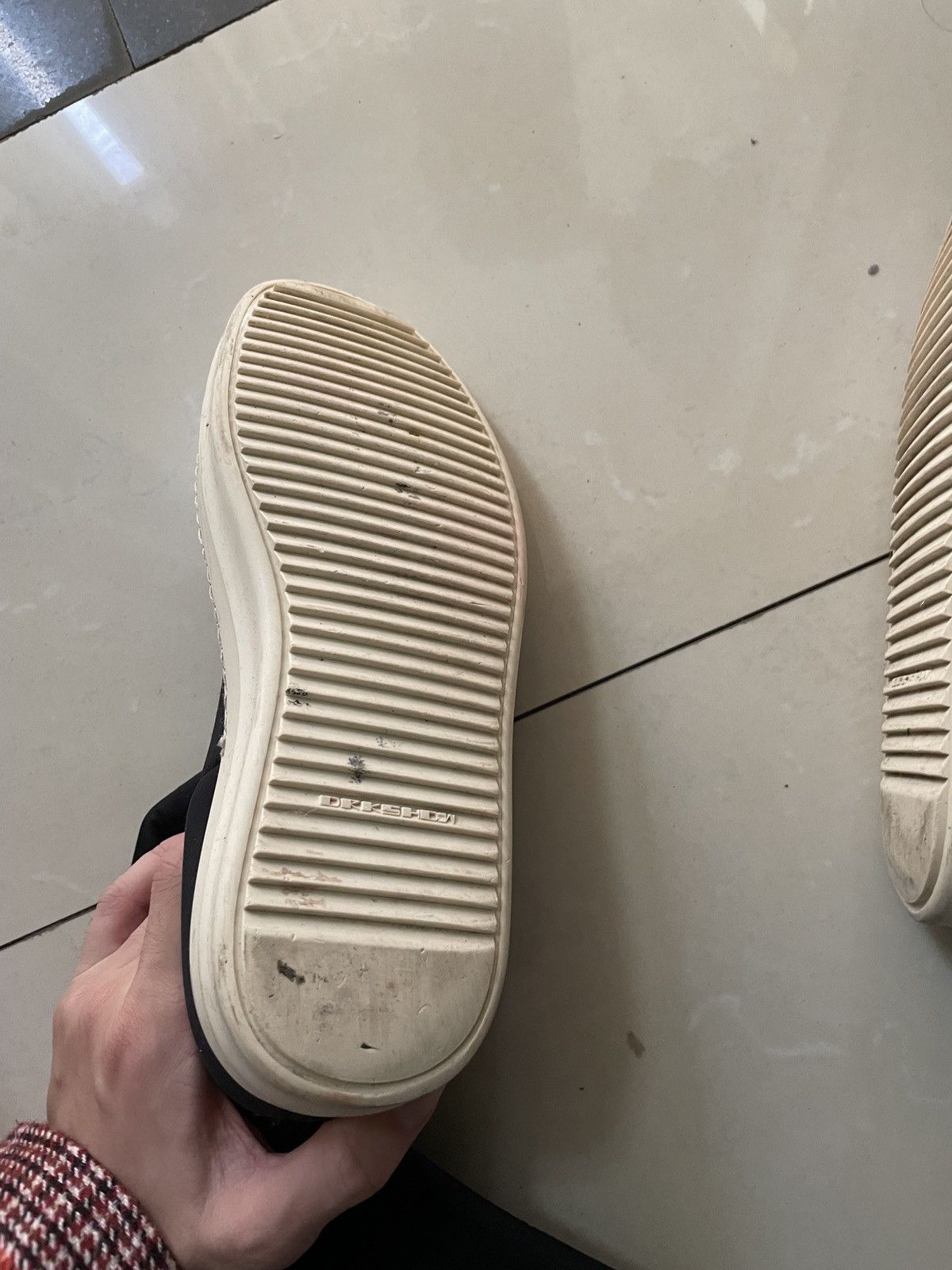 Rick Owens sz36-Rick Owens drkshdw knee-high stocking sock ramones Size US 6 / IT 36 - 6 Thumbnail