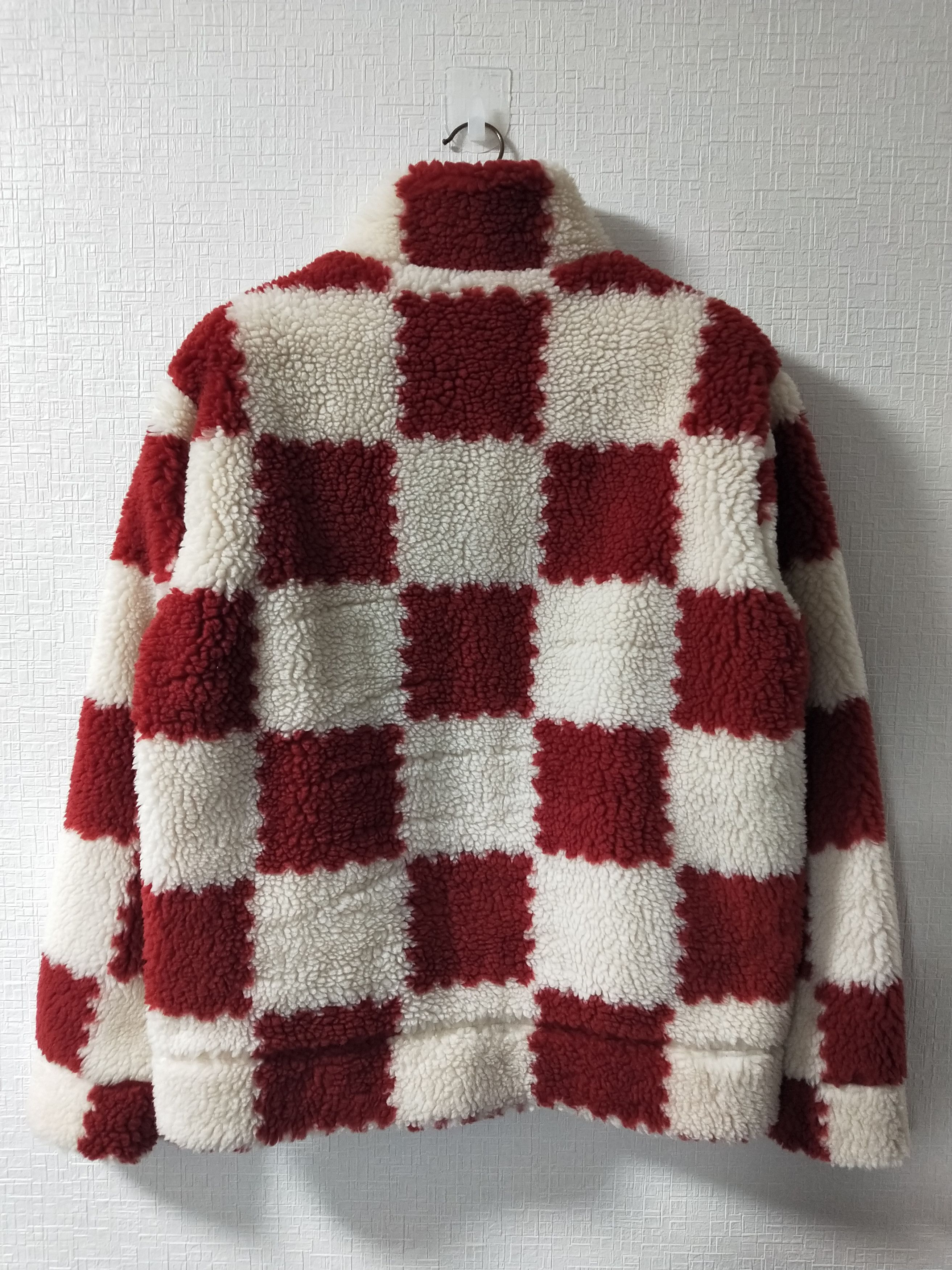 Louis Vuitton Jacquard Damier Fleece Blouson Jacket Size US M / EU 48-50 / 2 - 2 Thumbnail