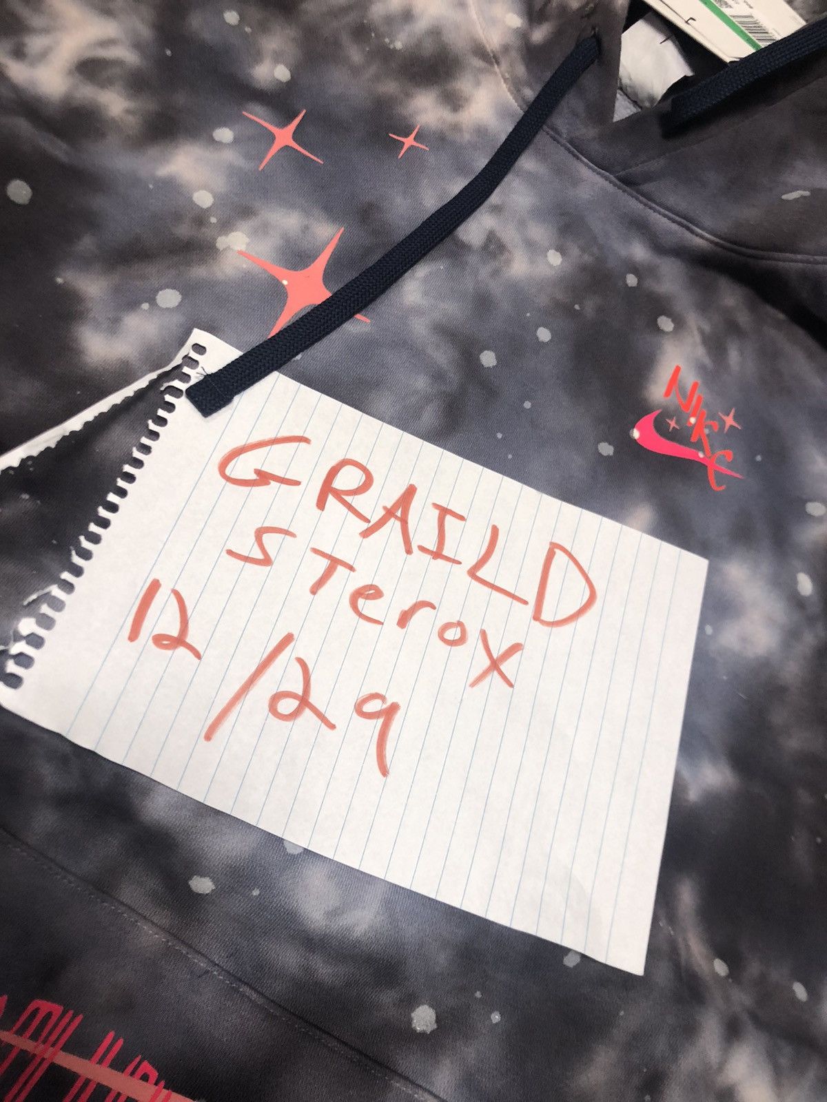 Nike Snipes NIKE x SNIPES rare tie dye space hoodie Grailed