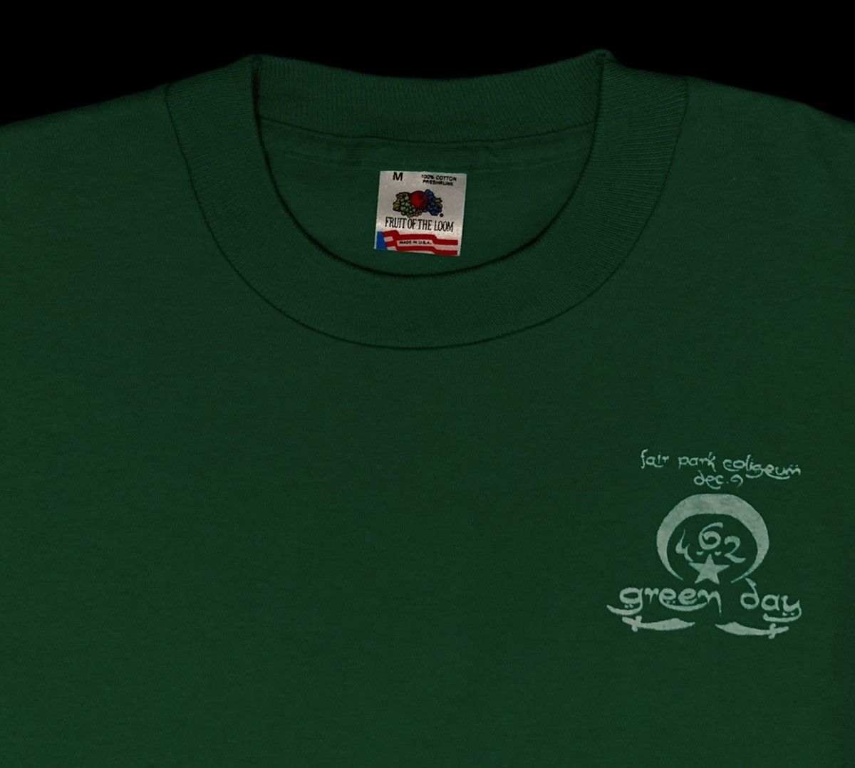 Band Tees × Vintage Rare Design Vintage Rock Band Green Day T-shirt 1990s Size US M / EU 48-50 / 2 - 6 Thumbnail