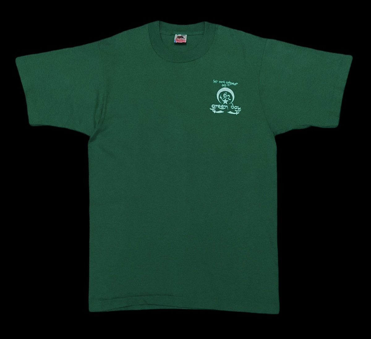 Band Tees × Vintage Rare Design Vintage Rock Band Green Day T-shirt 1990s Size US M / EU 48-50 / 2 - 2 Thumbnail