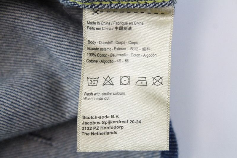 Scotch & Soda XXX LOT.22 ~XL Cotton Navy Half Zip Casual Shirt 44557 Size US XL / EU 56 / 4 - 6 Thumbnail
