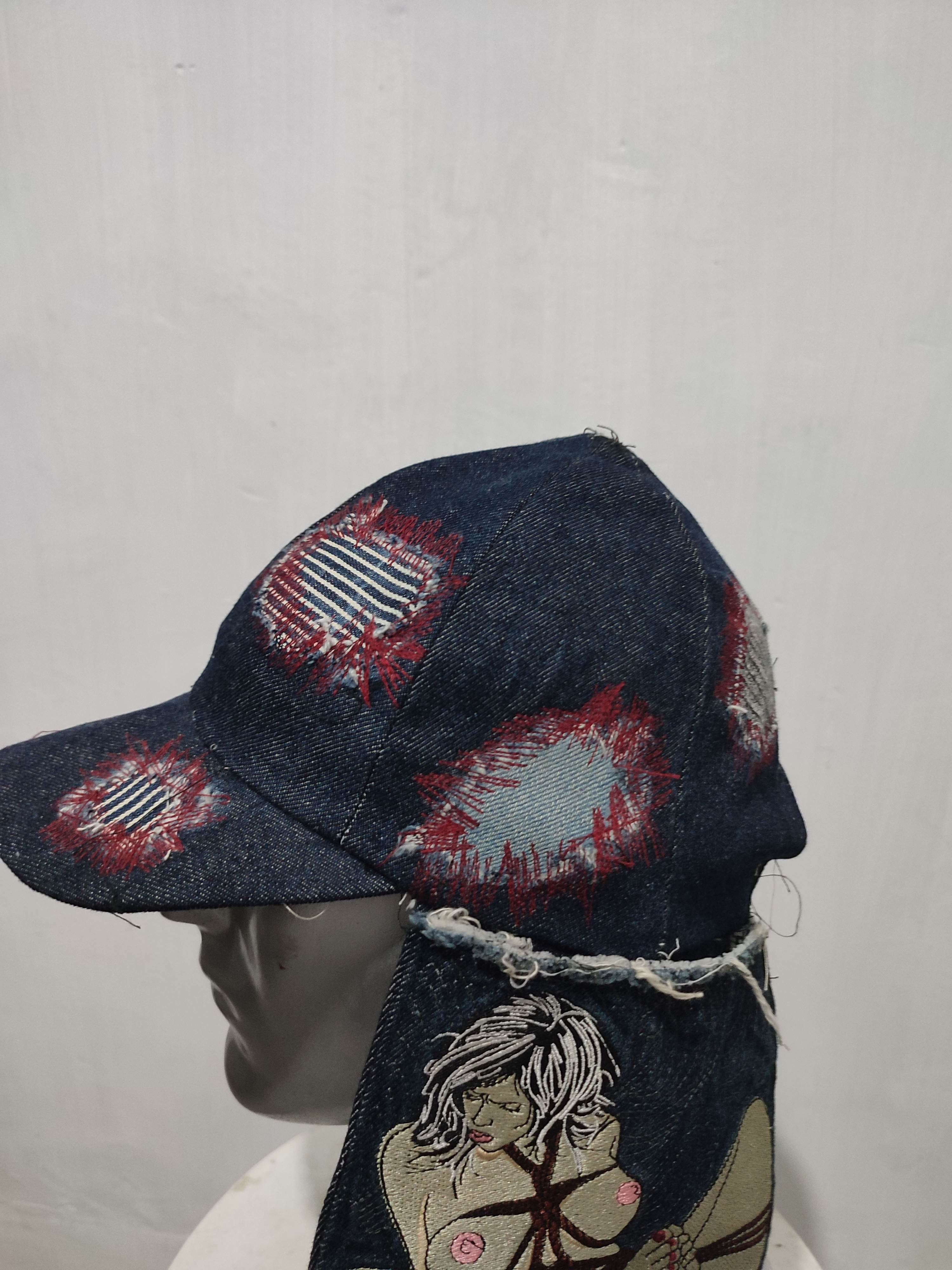 Other 🔥Custom Made Ear Flap Embroidery Bondage Bukkaku Hats Size ONE SIZE - 3 Thumbnail