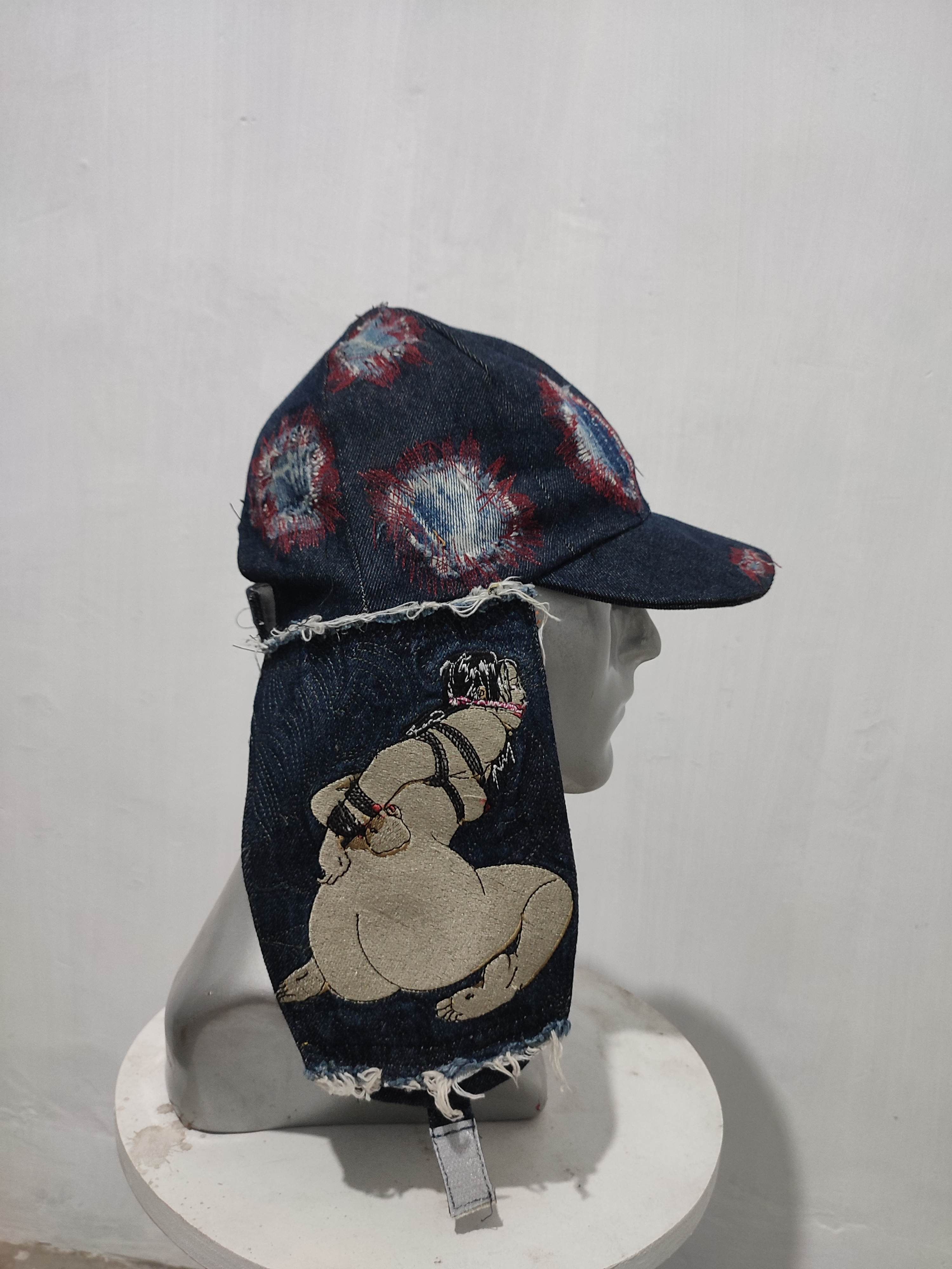 Other 🔥Custom Made Ear Flap Embroidery Bondage Bukkaku Hats Size ONE SIZE - 6 Thumbnail