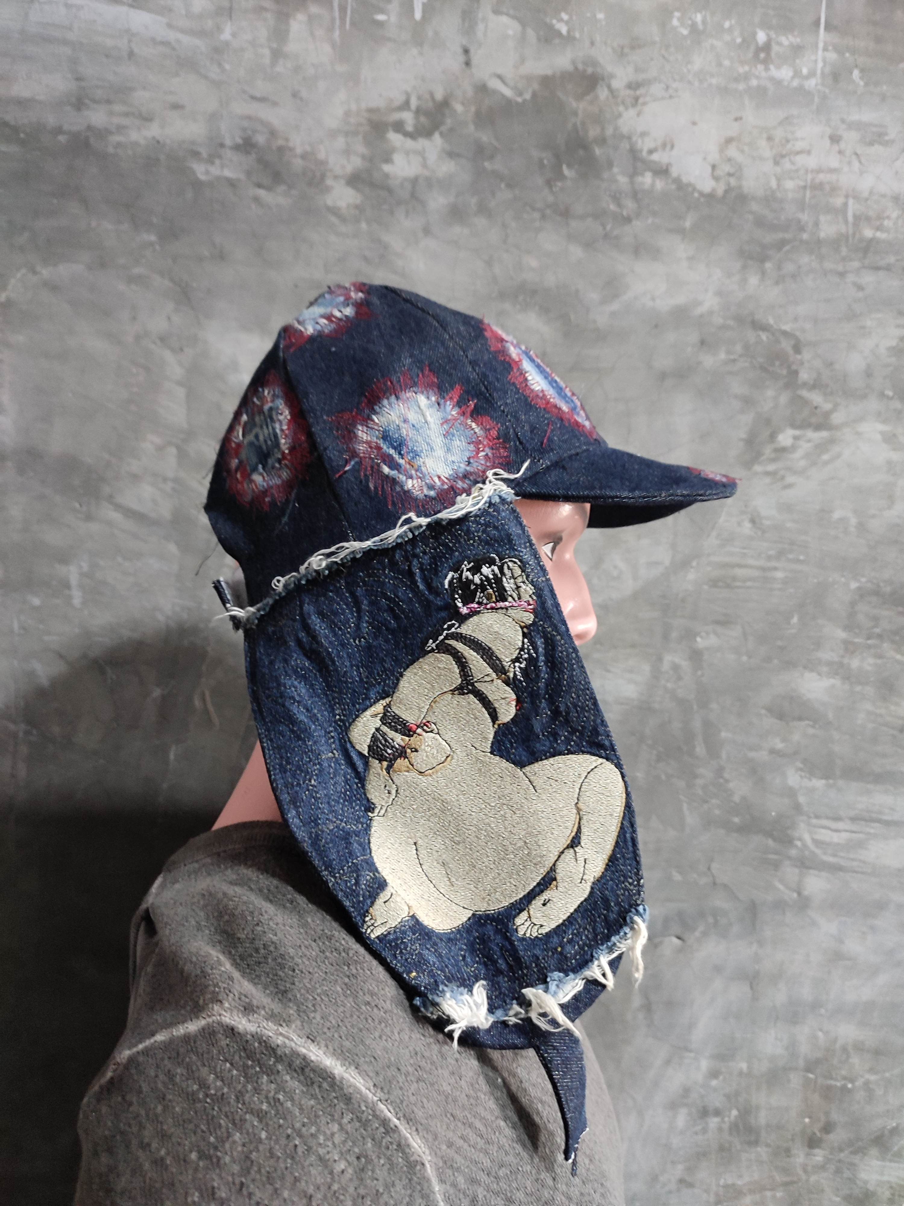 Other 🔥Custom Made Ear Flap Embroidery Bondage Bukkaku Hats Size ONE SIZE - 16 Thumbnail