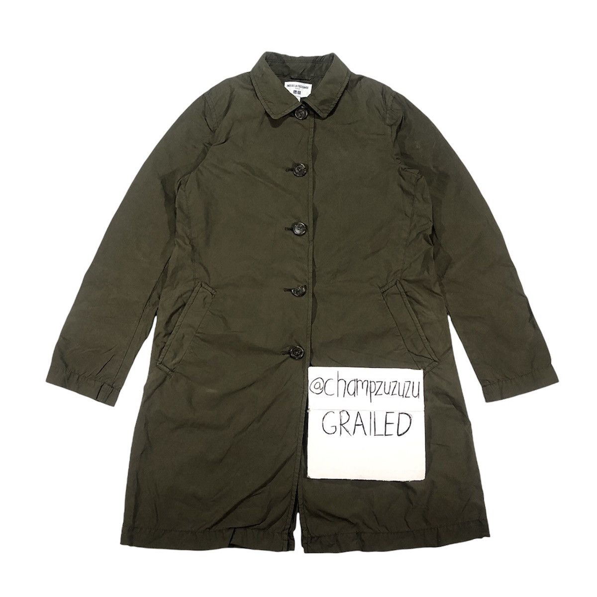Uniqlo Ines De La Fressange Paris Uniqlo Women Jacket Rain Coat Size S / US 4 / IT 40 - 2 Thumbnail
