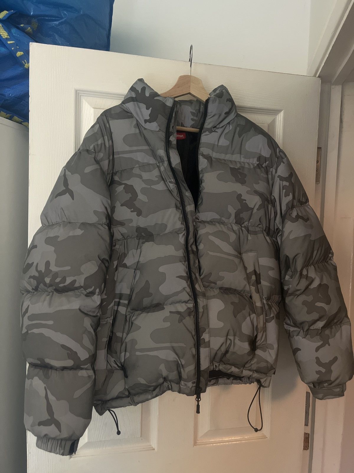 Supreme Supreme Reflective Puffer Jacket | Grailed