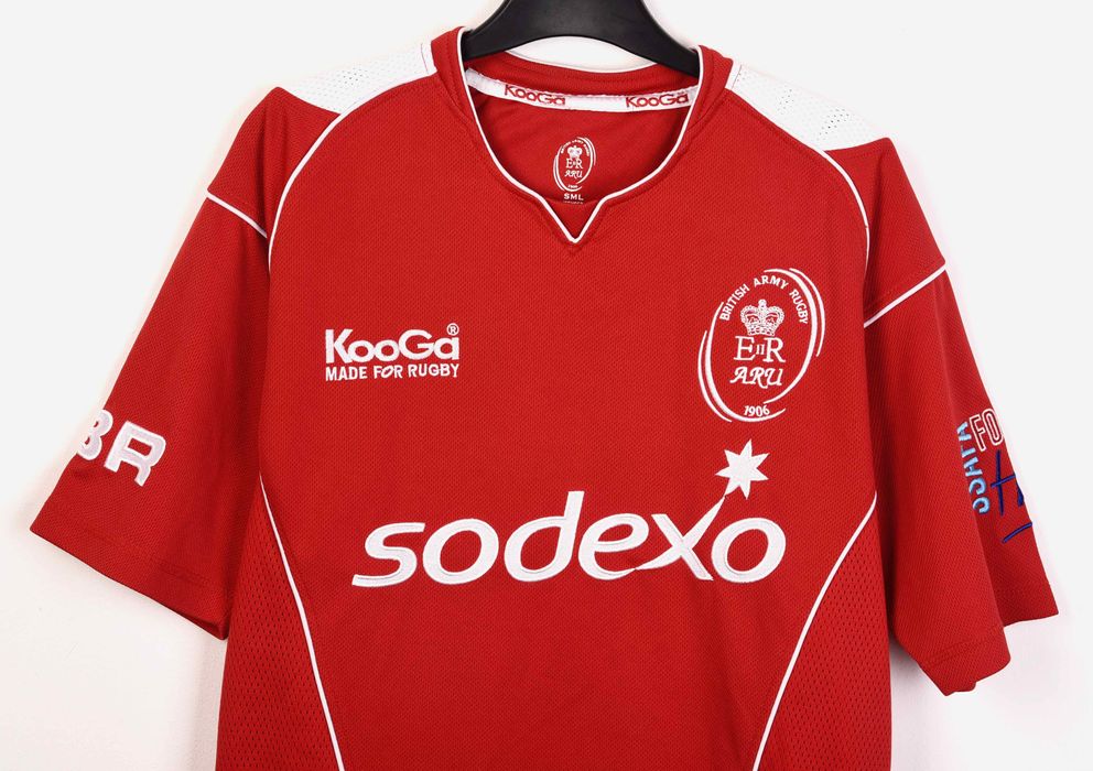 Sportswear BRITISH ARMY Rugby League Kooga Shirt Jersey 2009 2010 Home