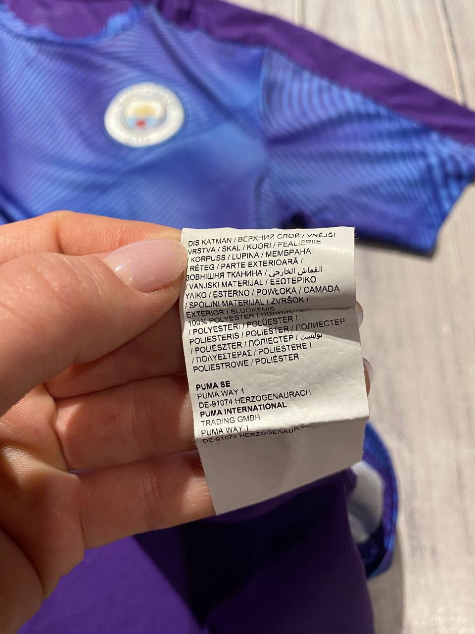 Puma Puma Manchester City 2019 2020 Training Shirt Soccer Jersey Size US L / EU 52-54 / 3 - 9 Thumbnail
