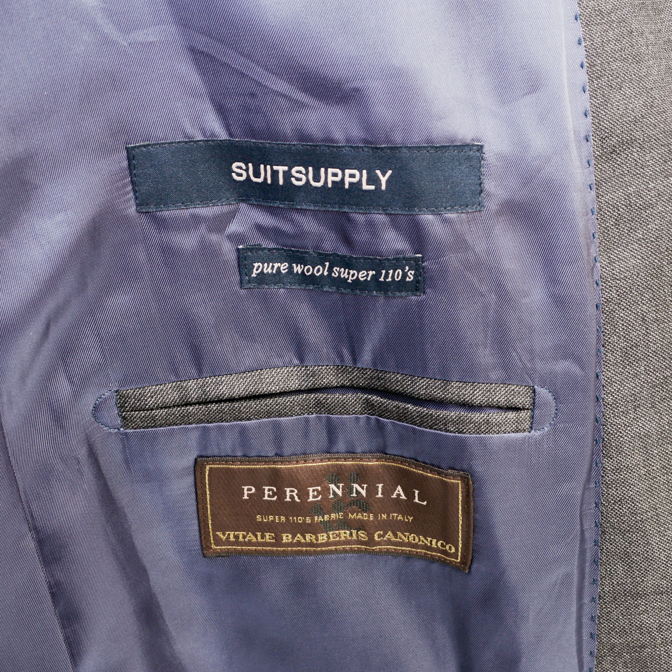 Suitsupply Pure Wool Super 110 UK 40S US Suit Jacket EU 50S Sport Coat Size 40S - 8 Thumbnail