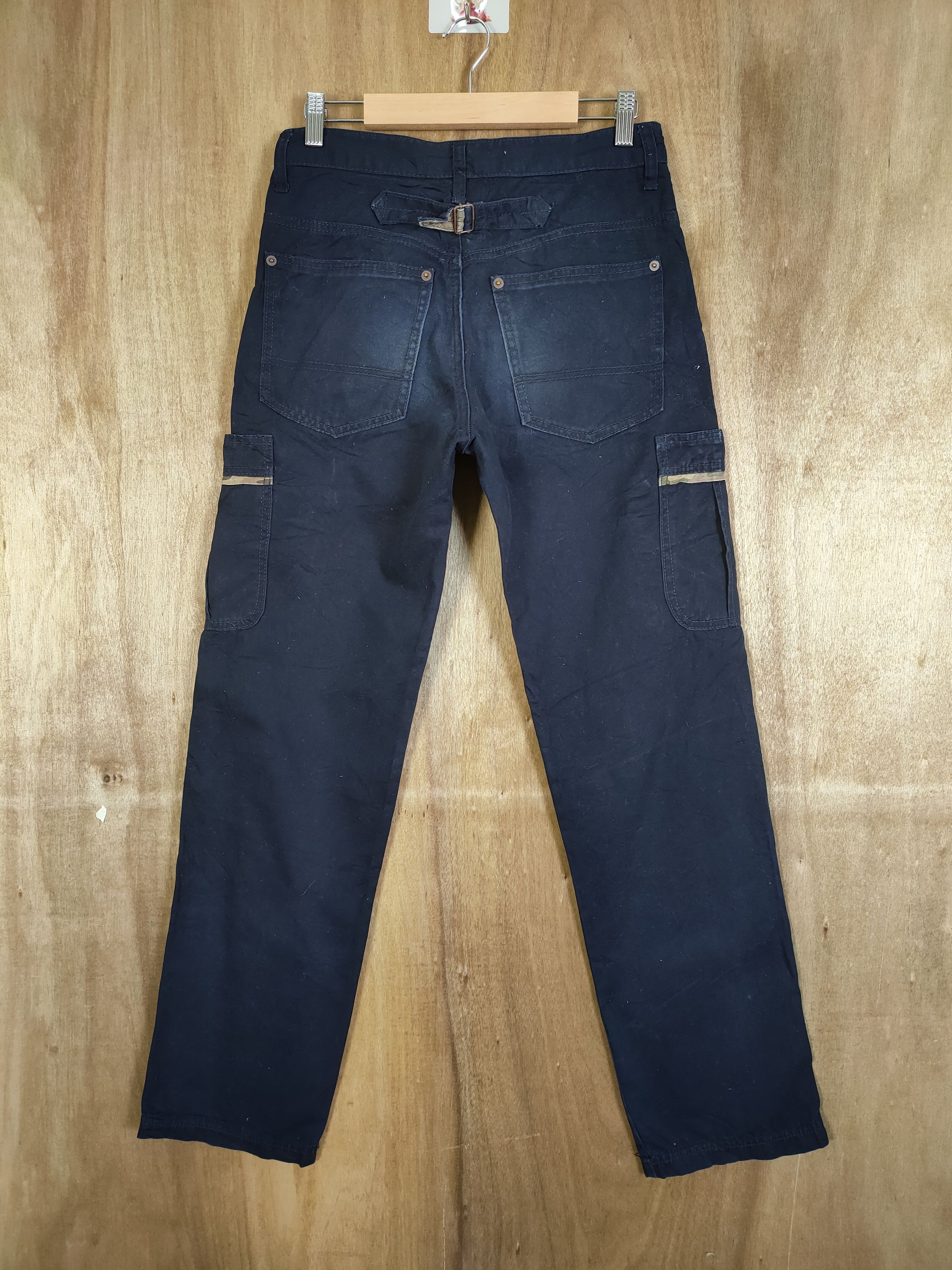Japanese Brand × Vintage VINTAGE JAPANESE BRAND DARK BLUE CARGO PANTS #111 Size US 29 - 6 Thumbnail