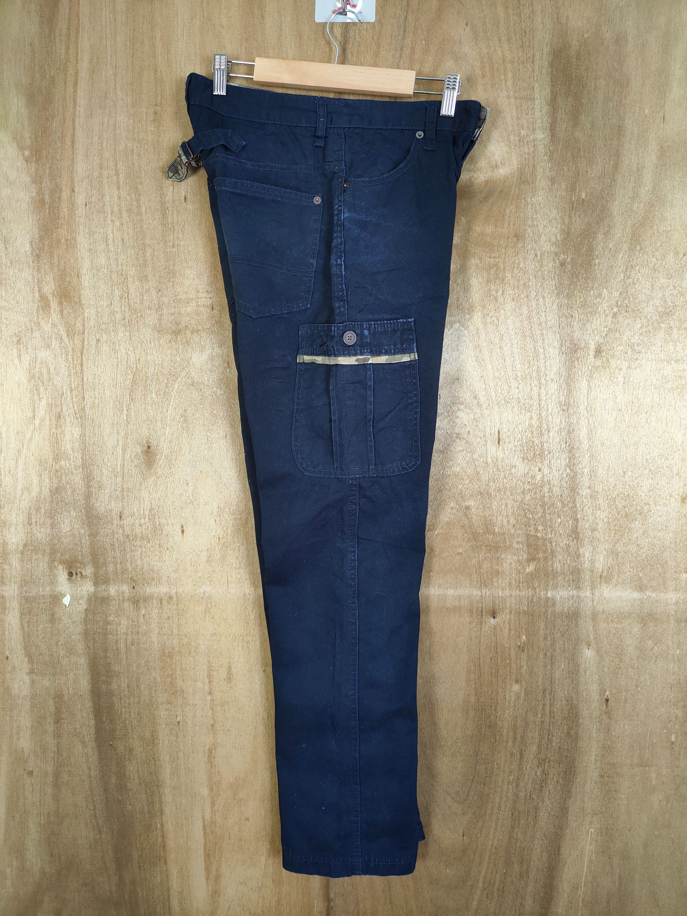 Japanese Brand × Vintage VINTAGE JAPANESE BRAND DARK BLUE CARGO PANTS #111 Size US 29 - 9 Thumbnail