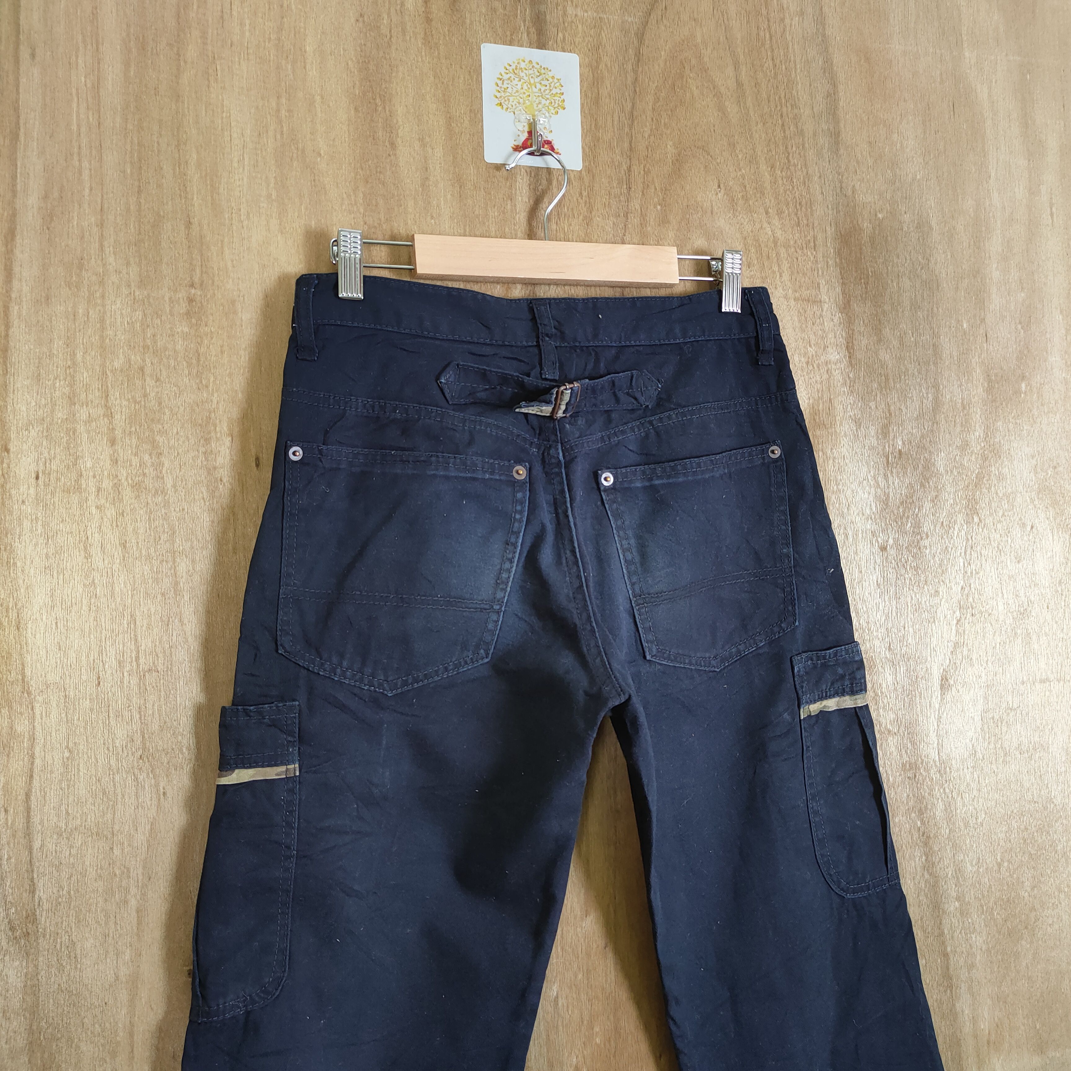 Japanese Brand × Vintage VINTAGE JAPANESE BRAND DARK BLUE CARGO PANTS #111 Size US 29 - 7 Thumbnail