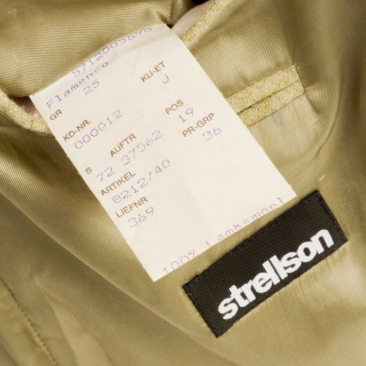 Strellson Lambswool UK 40 US Blazer Suit Jacket M Sport Coat EU 50 Size 40R - 7 Thumbnail