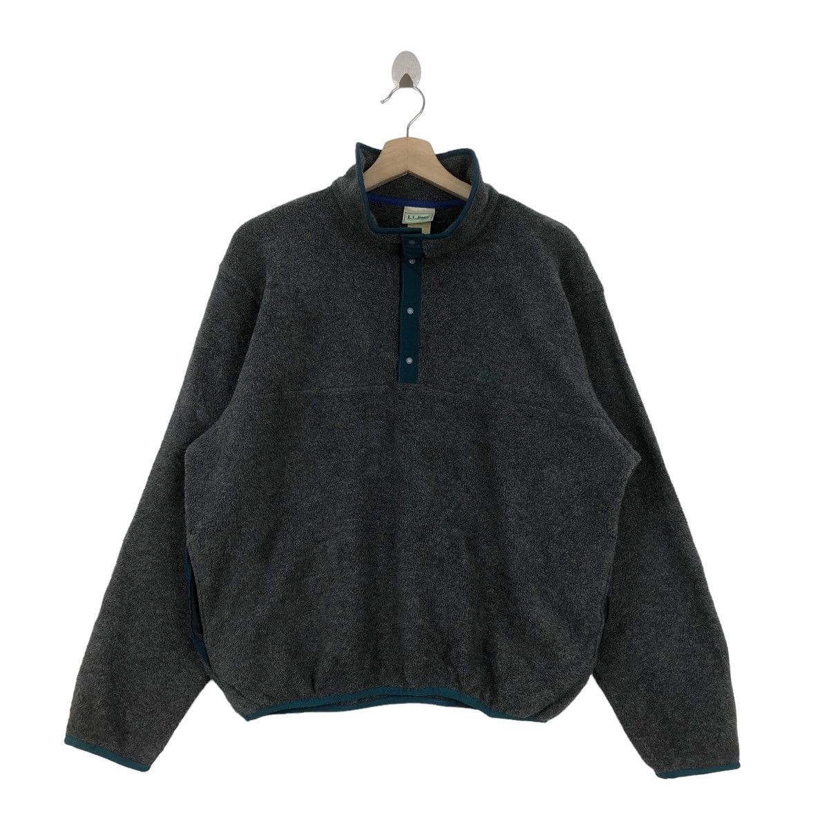 Pick!! Vtg L.L.BEAN Snap Bottom Fleece Sweatshirt