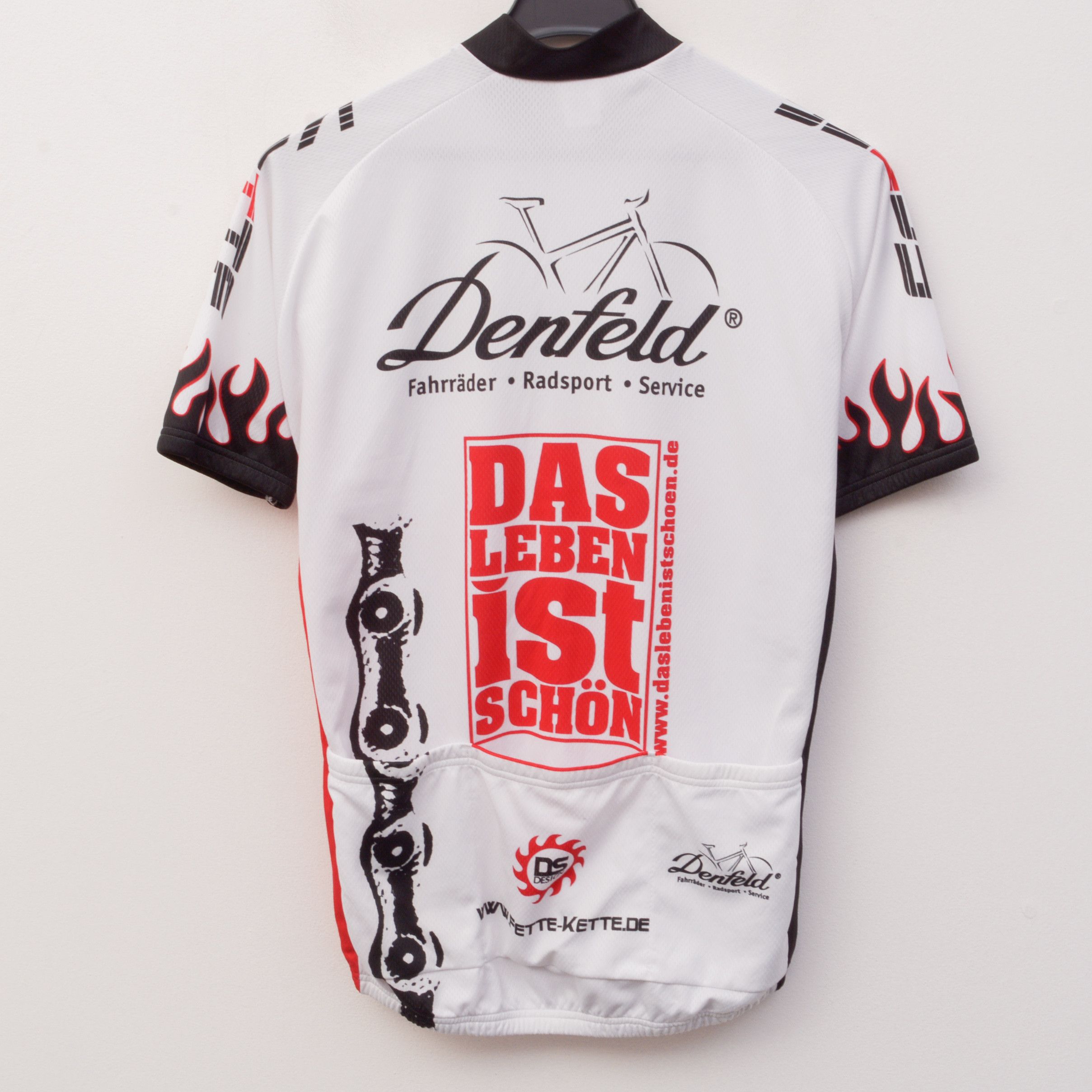 Vintage Vermarc Team Fette Kette Men XL Cycling Jersey Shirt Racing Size US XL / EU 56 / 4 - 5 Thumbnail