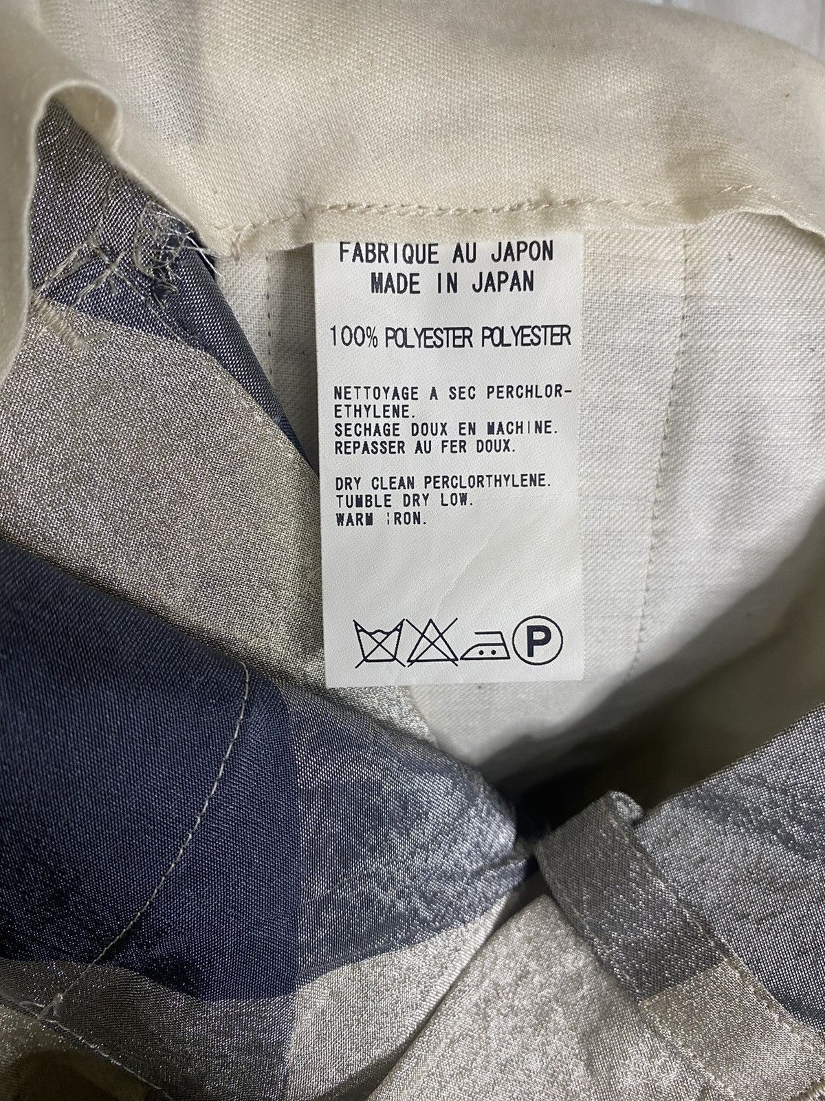 Japanese Brand × Yohji Yamamoto Yohji Yamamoto Glitter Checkered Cropped Pants Size US 33 - 12 Thumbnail