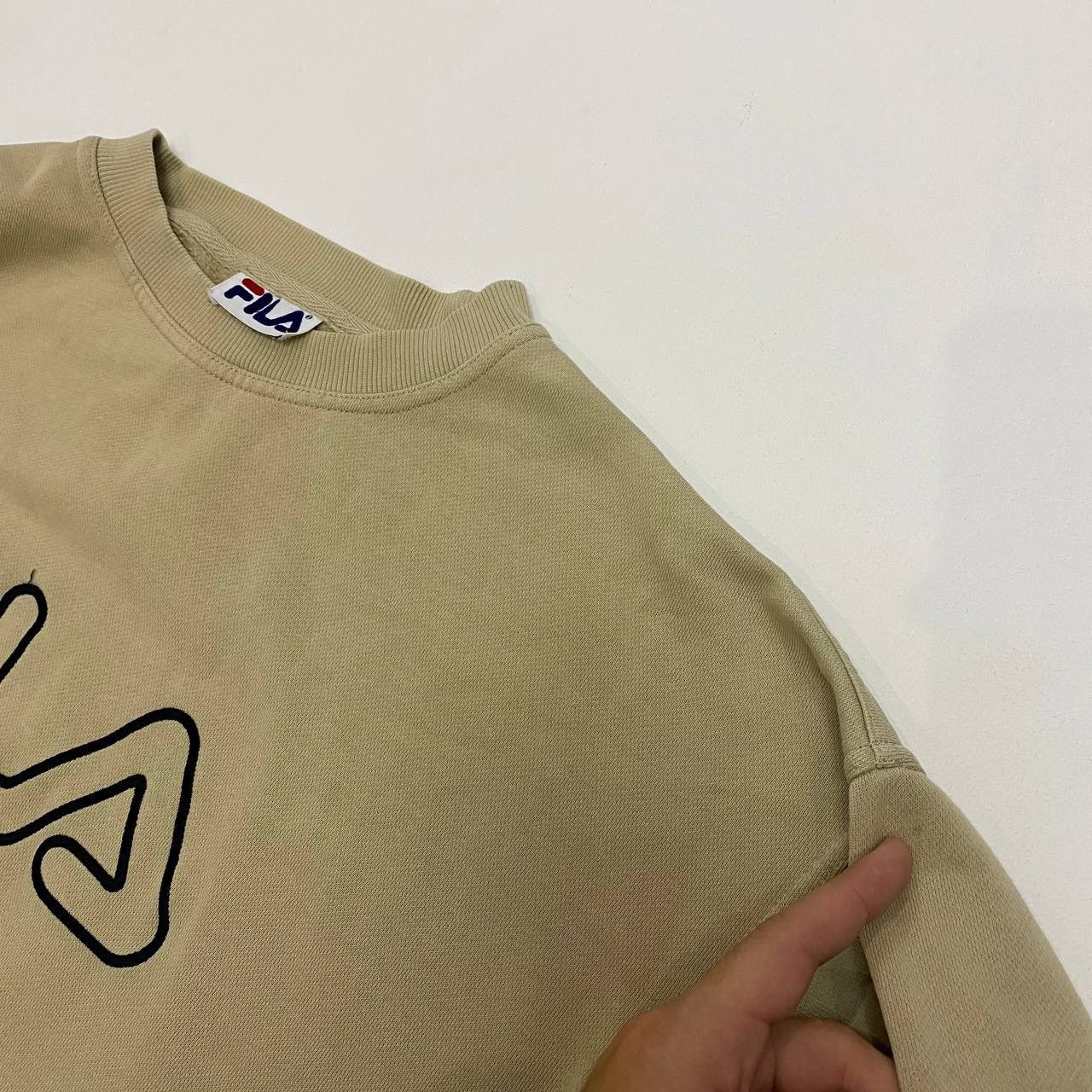 Fila × Japanese Brand × Vintage 90s FILA Vintage Embroidered Logo Crewneck Sweatshirt Size US L / EU 52-54 / 3 - 8 Thumbnail