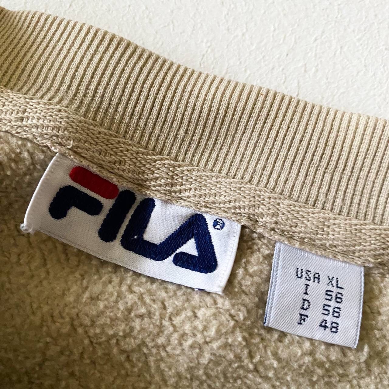 Fila × Japanese Brand × Vintage 90s FILA Vintage Embroidered Logo Crewneck Sweatshirt Size US L / EU 52-54 / 3 - 10 Thumbnail