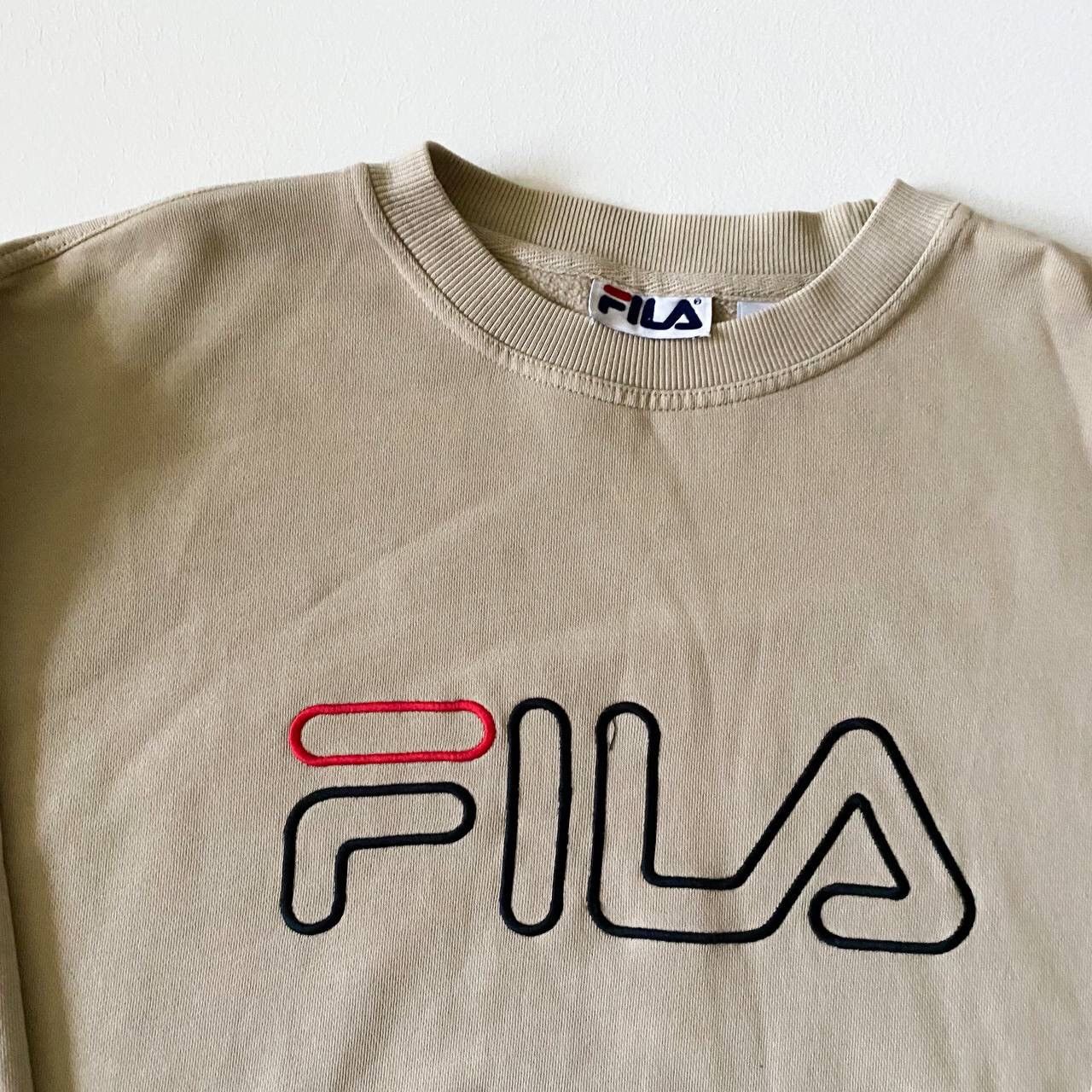 Fila × Japanese Brand × Vintage 90s FILA Vintage Embroidered Logo Crewneck Sweatshirt Size US L / EU 52-54 / 3 - 3 Thumbnail