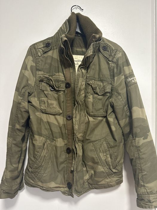 Abercrombie sale camo jacket