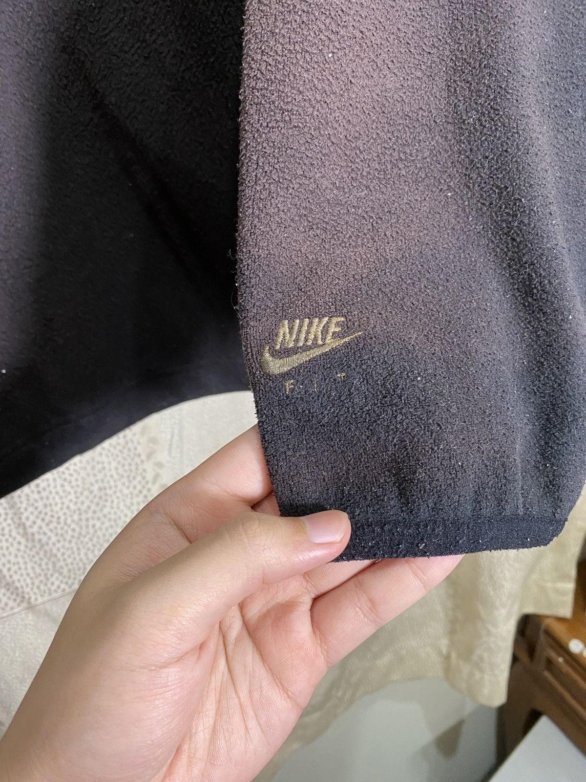 Nike × Nike ACG × Vintage Vintage SunFaded Nike ACG Fleece half Zip Jacket Size US L / EU 52-54 / 3 - 4 Thumbnail