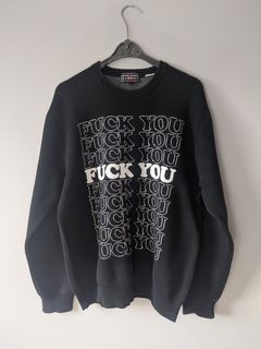 Supreme Fuck Sweater | Grailed
