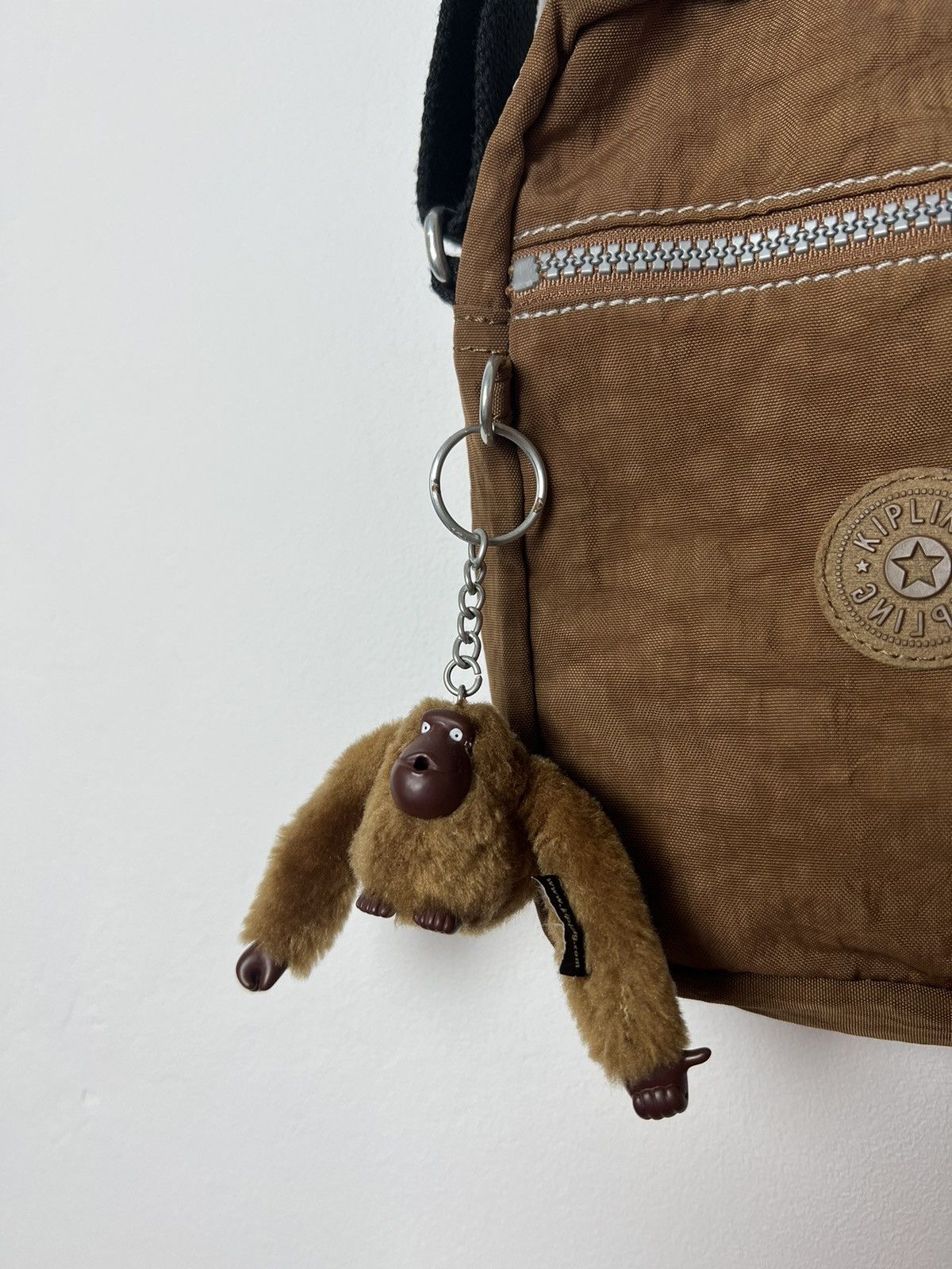 Japanese Brand Rare Kipling Y2K Bag Messenger Brown Size ONE SIZE - 6 Thumbnail