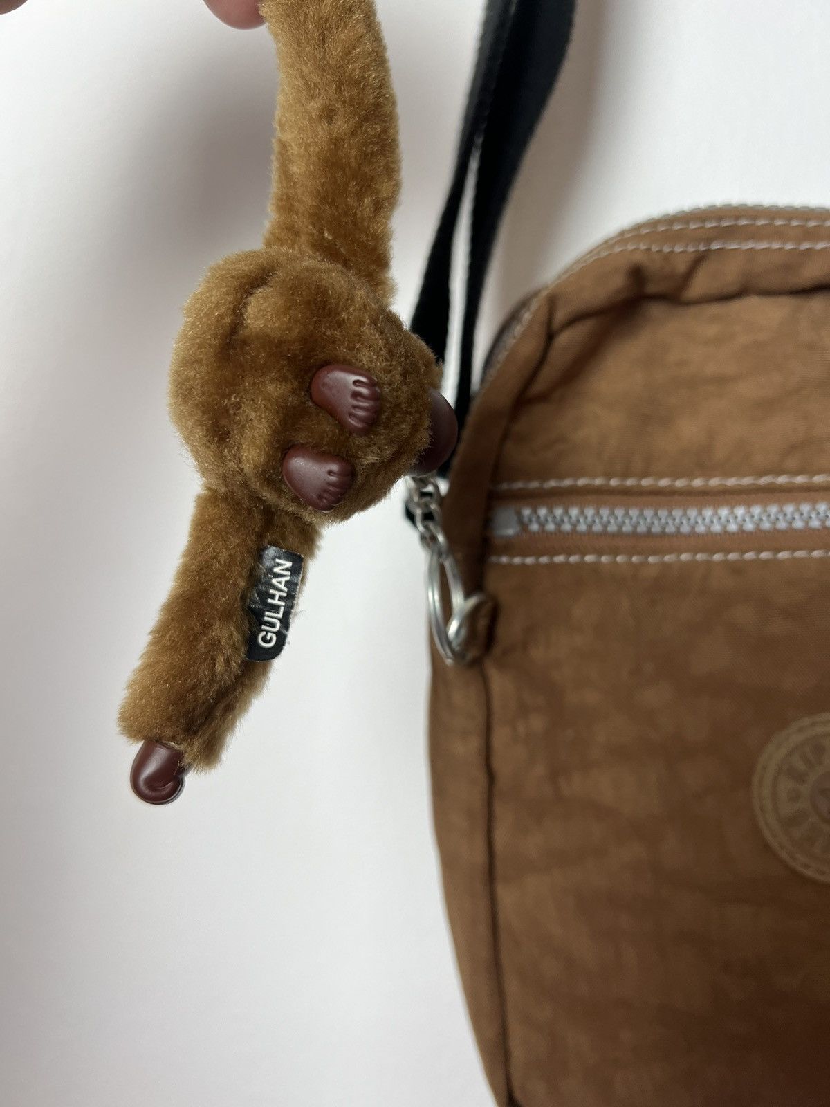 Japanese Brand Rare Kipling Y2K Bag Messenger Brown Size ONE SIZE - 8 Thumbnail