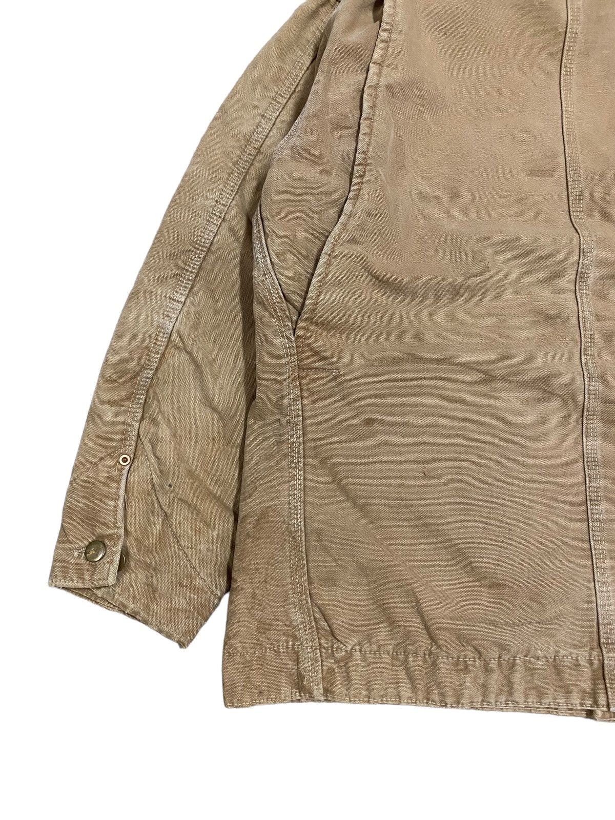Carhartt Vtg🔥Carhartt Chore Lined Blanket Patina Duck Canvas Jacket Size US L / EU 52-54 / 3 - 17 Thumbnail