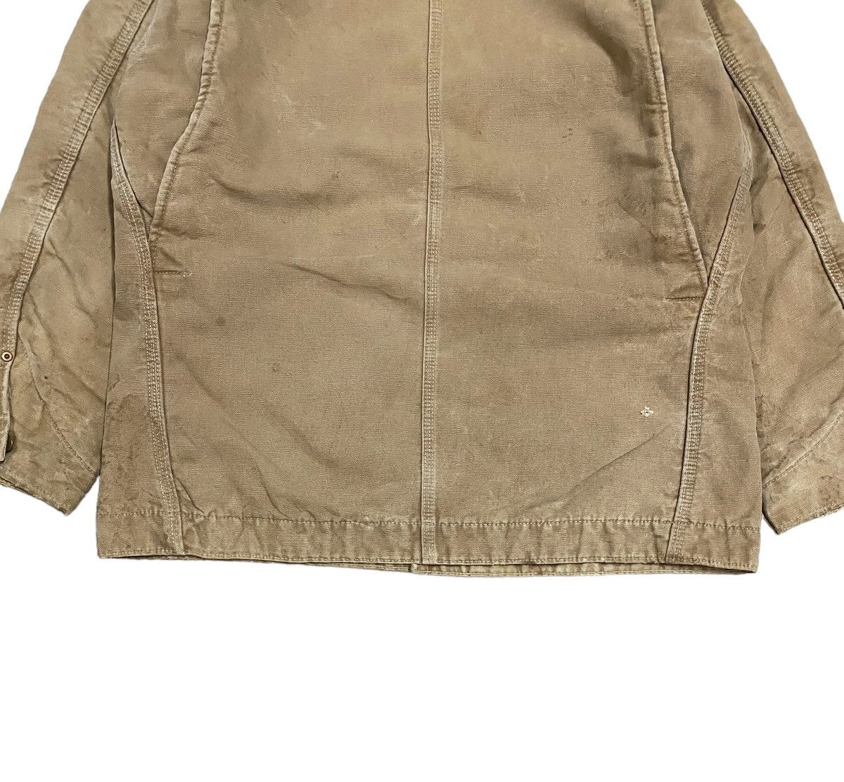 Carhartt Vtg🔥Carhartt Chore Lined Blanket Patina Duck Canvas Jacket Size US L / EU 52-54 / 3 - 14 Thumbnail