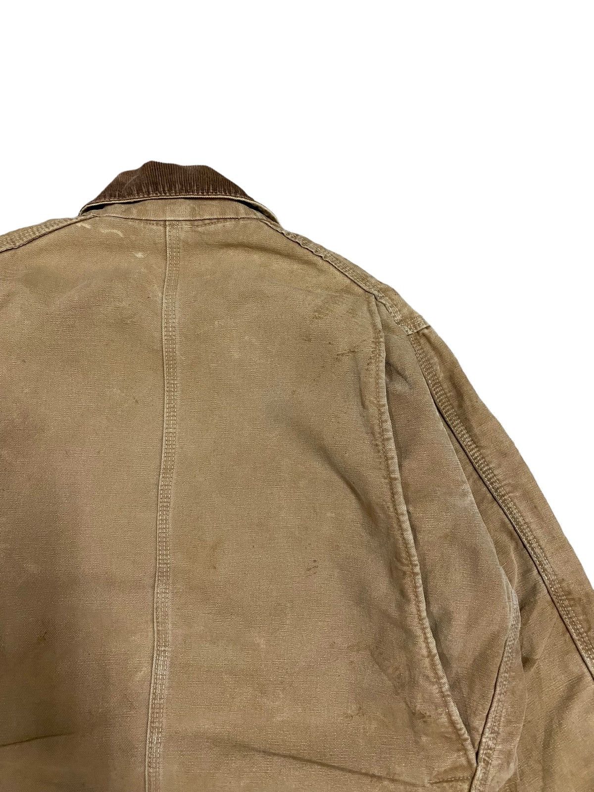 Carhartt Vtg🔥Carhartt Chore Lined Blanket Patina Duck Canvas Jacket Size US L / EU 52-54 / 3 - 16 Thumbnail