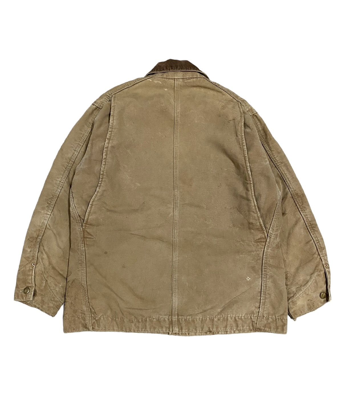 Carhartt Vtg🔥Carhartt Chore Lined Blanket Patina Duck Canvas Jacket Size US L / EU 52-54 / 3 - 4 Thumbnail