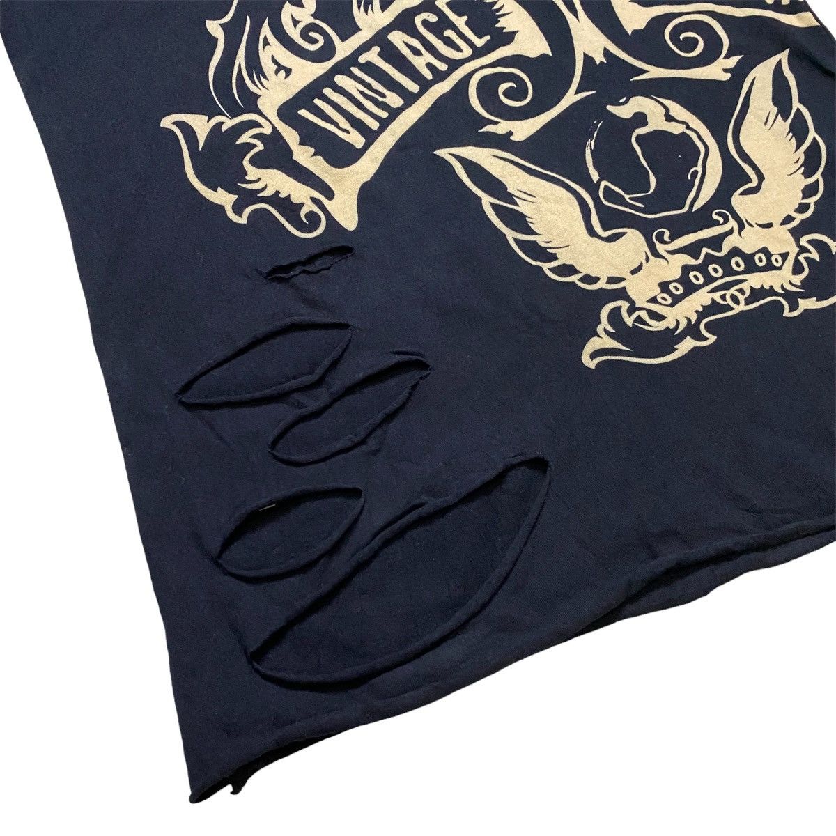 Ed Hardy Ed Hardy X Black Pepper distressred design tee Size ONE SIZE - 7 Thumbnail