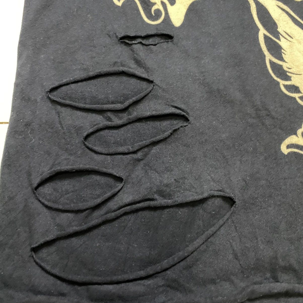 Ed Hardy Ed Hardy X Black Pepper distressred design tee Size ONE SIZE - 10 Thumbnail