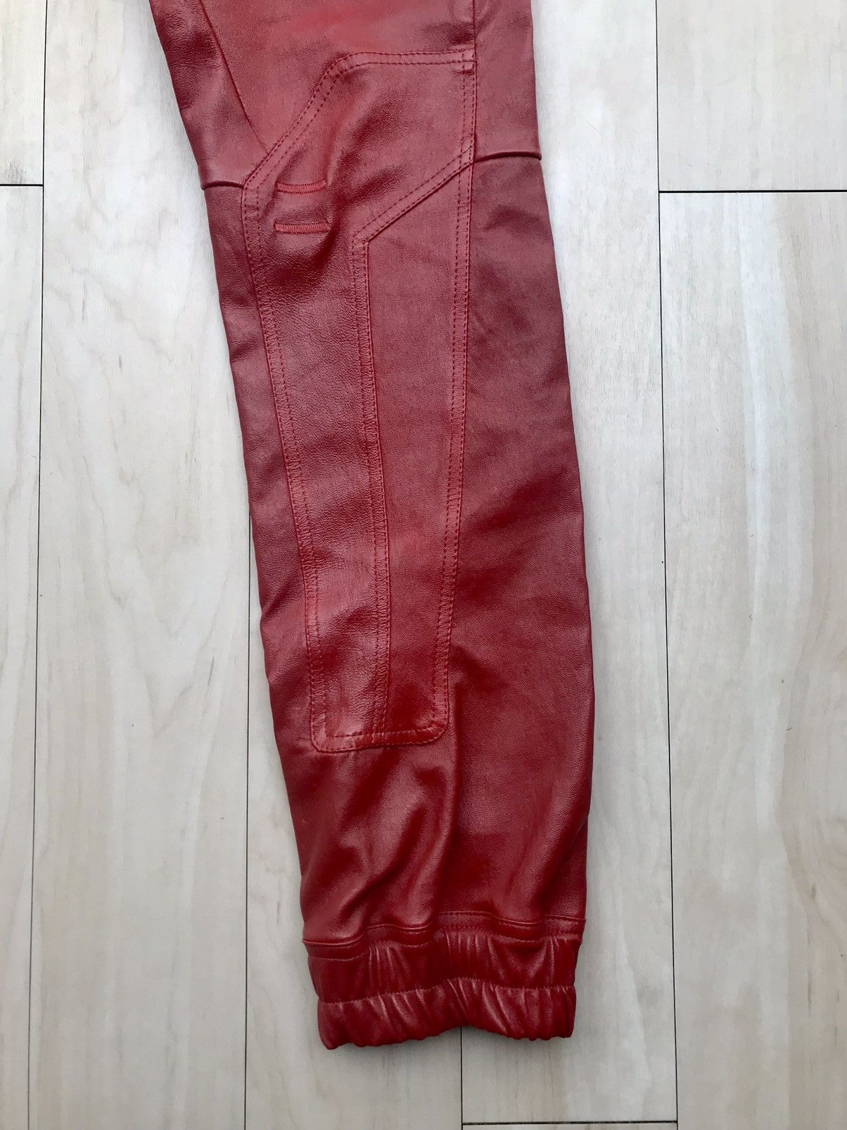 Rick Owens LAST DROP! Rick Owens Larry runway leather cargo pants Size US 29 - 4 Thumbnail