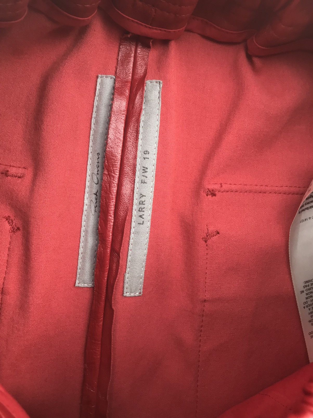 Rick Owens LAST DROP! Rick Owens Larry runway leather cargo pants Size US 29 - 5 Thumbnail