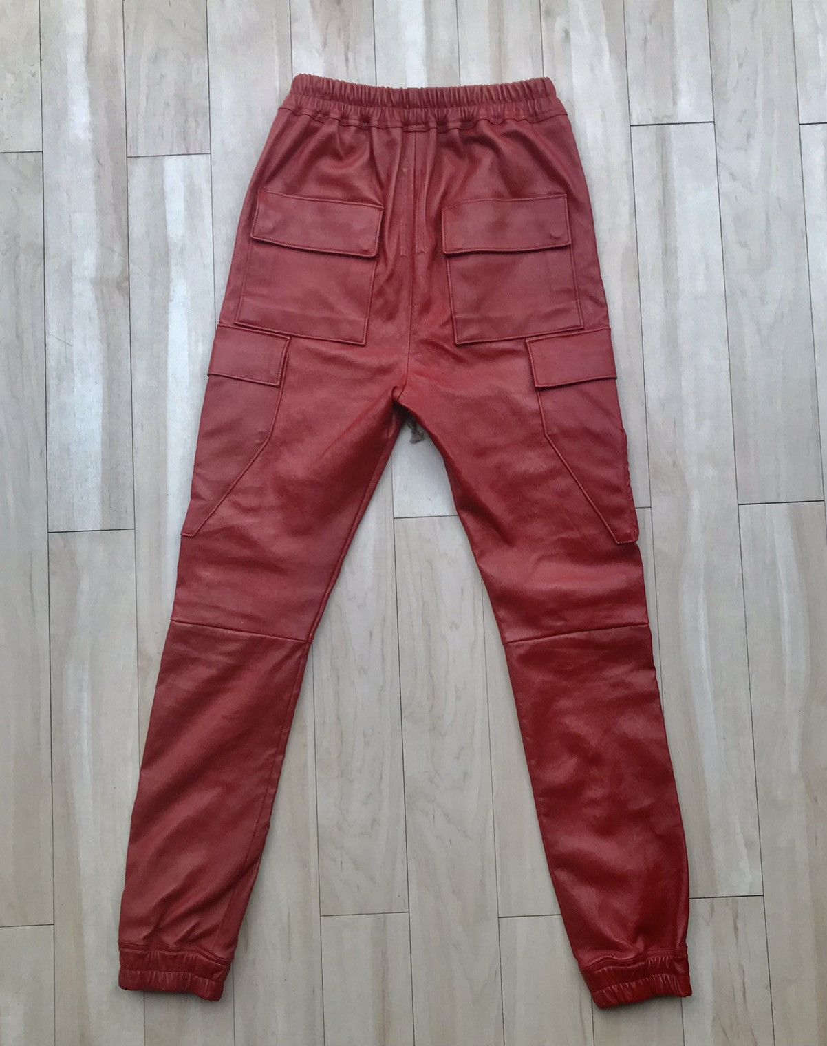 Rick Owens LAST DROP! Rick Owens Larry runway leather cargo pants Size US 29 - 2 Thumbnail