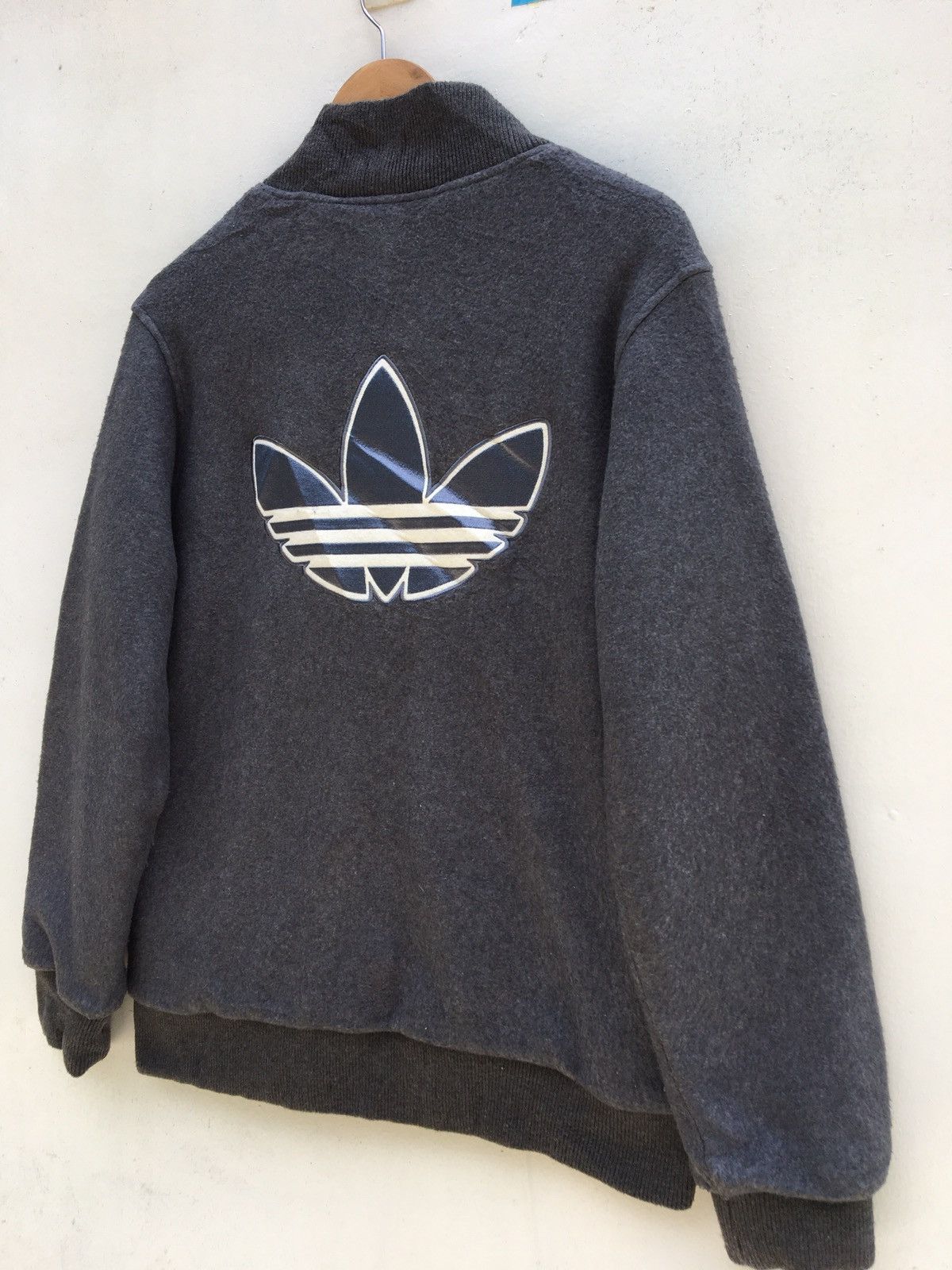 Adidas Vintage Adidas 3 Stripes Big Logo Jacket Size US M / EU 48-50 / 2 - 3 Thumbnail