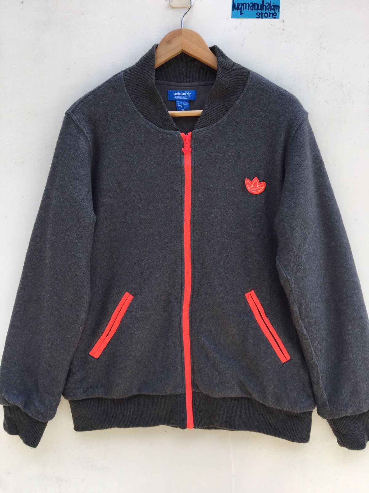 Adidas Vintage Adidas 3 Stripes Big Logo Jacket Size US M / EU 48-50 / 2 - 4 Thumbnail