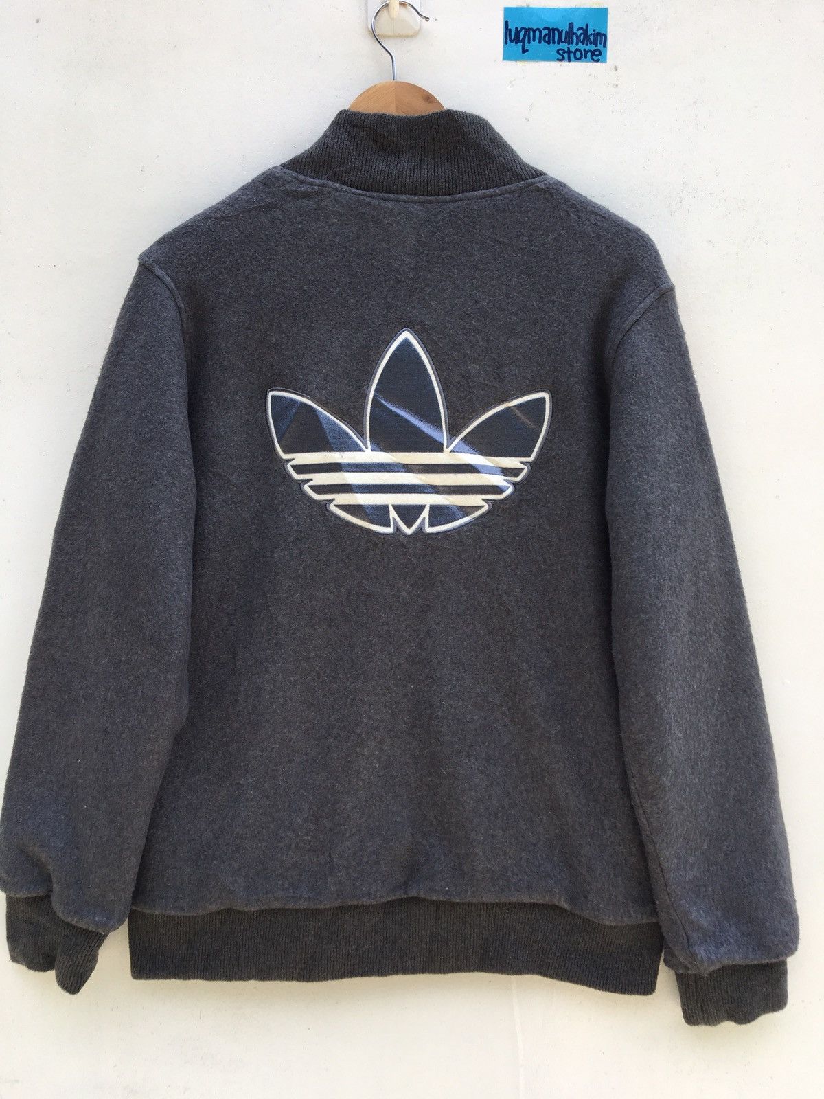 Adidas Vintage Adidas 3 Stripes Big Logo Jacket Size US M / EU 48-50 / 2 - 1 Thumbnail