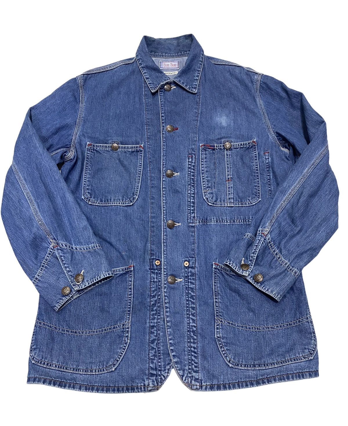 Vintage Blue Blue Chore Jacket workwear