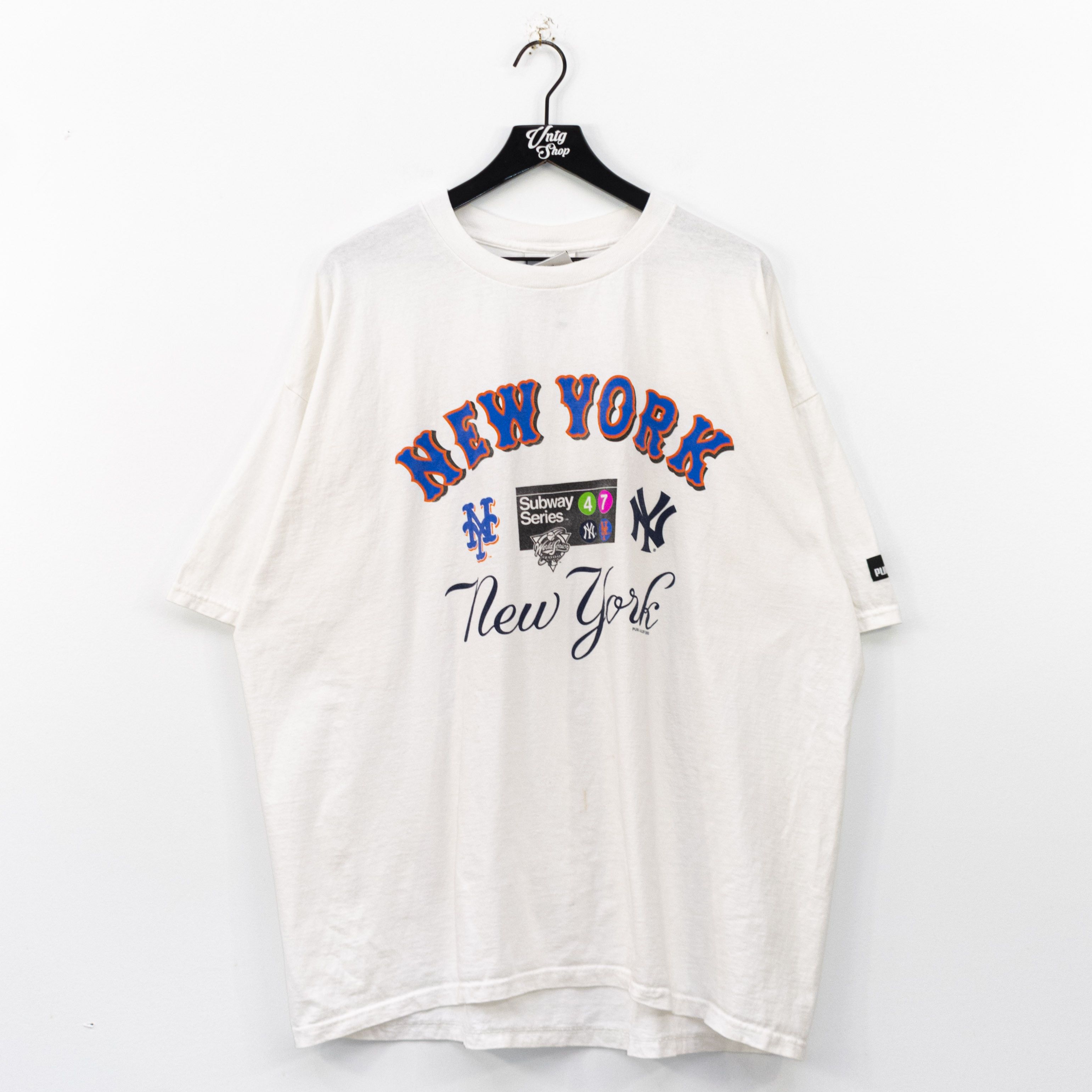 Vintage 2000 Puma Subway World Series New York Yankees Mets T-Shirt ...