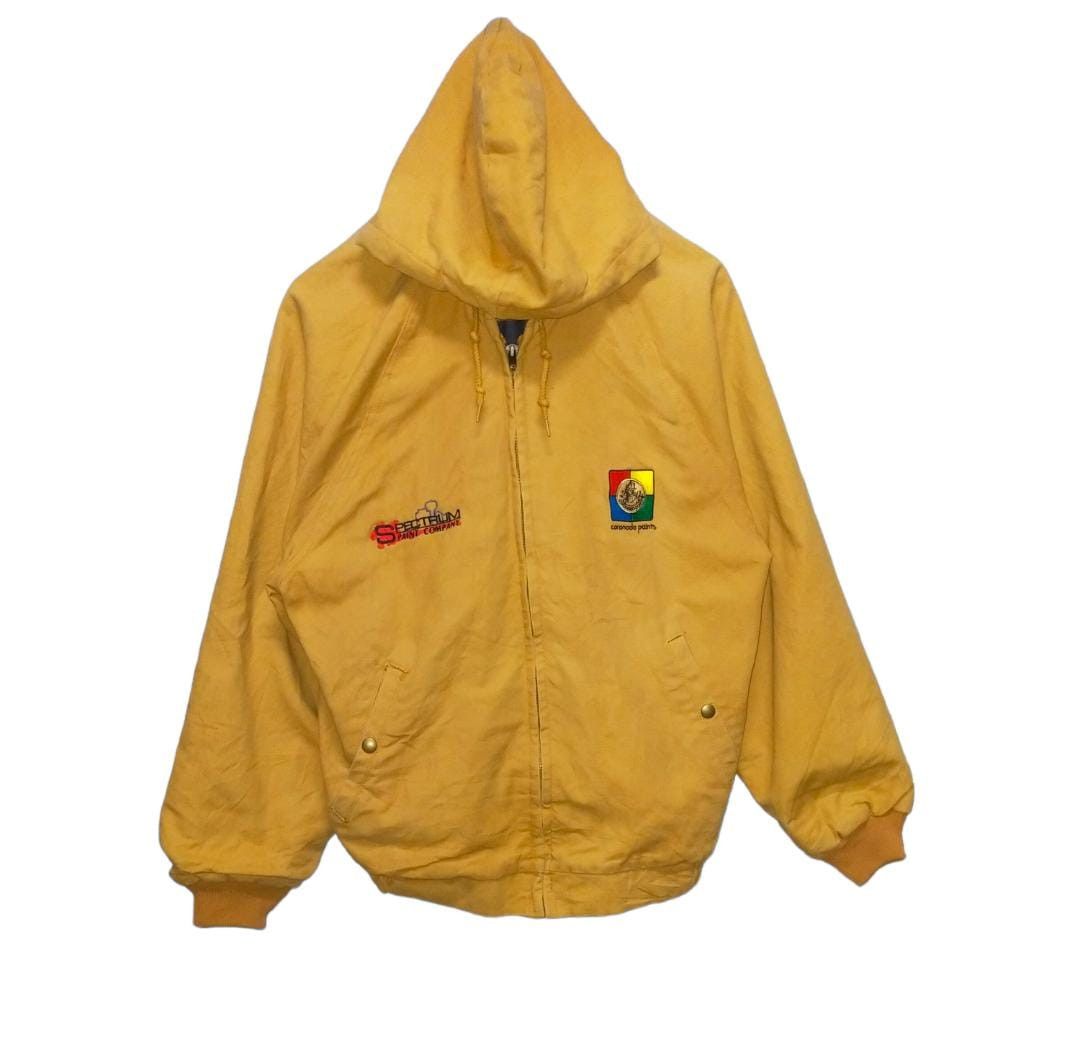 Vintage Vintage 80s K-Products Bombers Zipper Jacket Hooded Size US L / EU 52-54 / 3 - 1 Thumbnail
