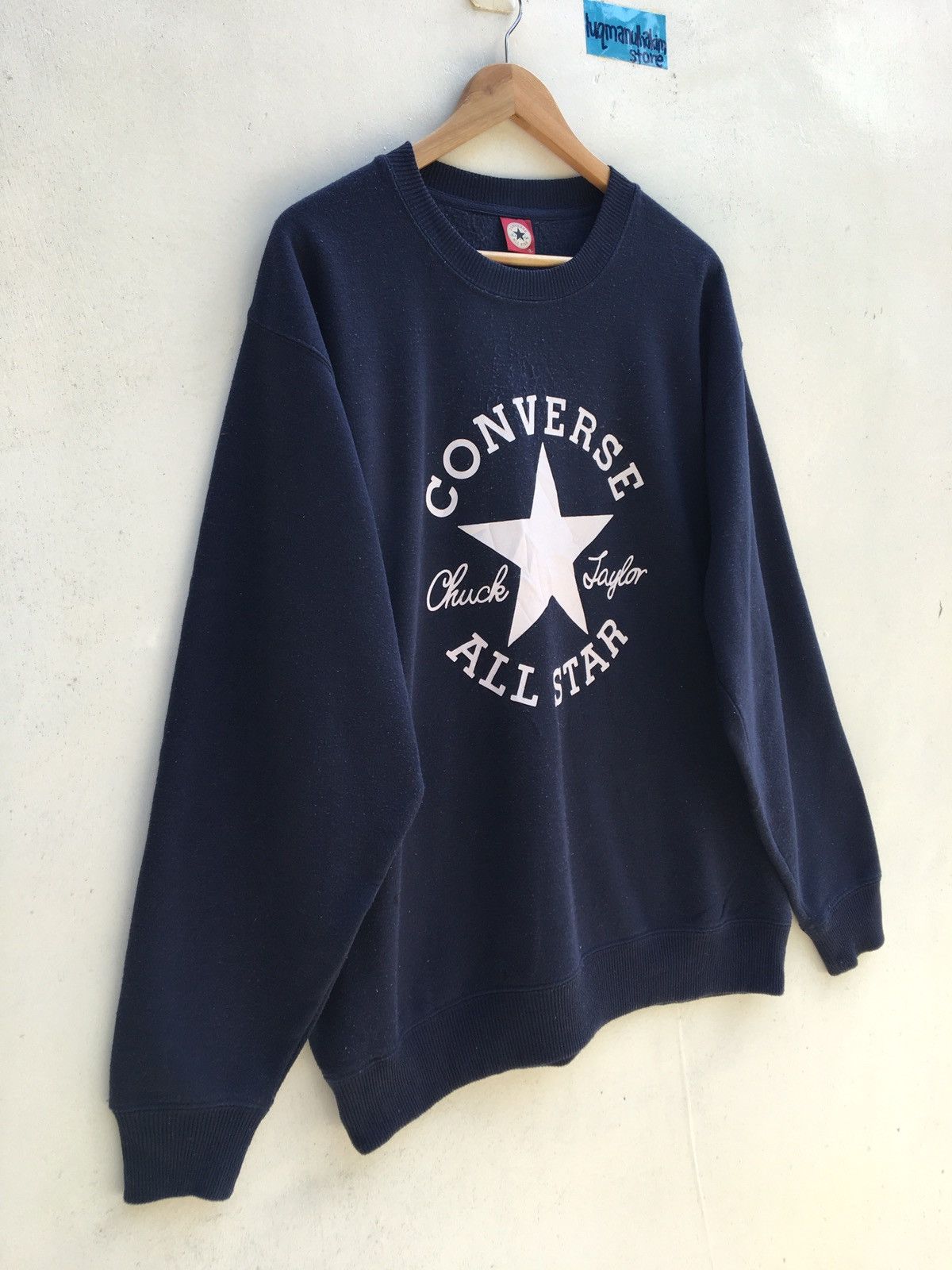 Converse Vintage 90s Converse Sweatshirt Big Logo Size US XL / EU 56 / 4 - 2 Thumbnail