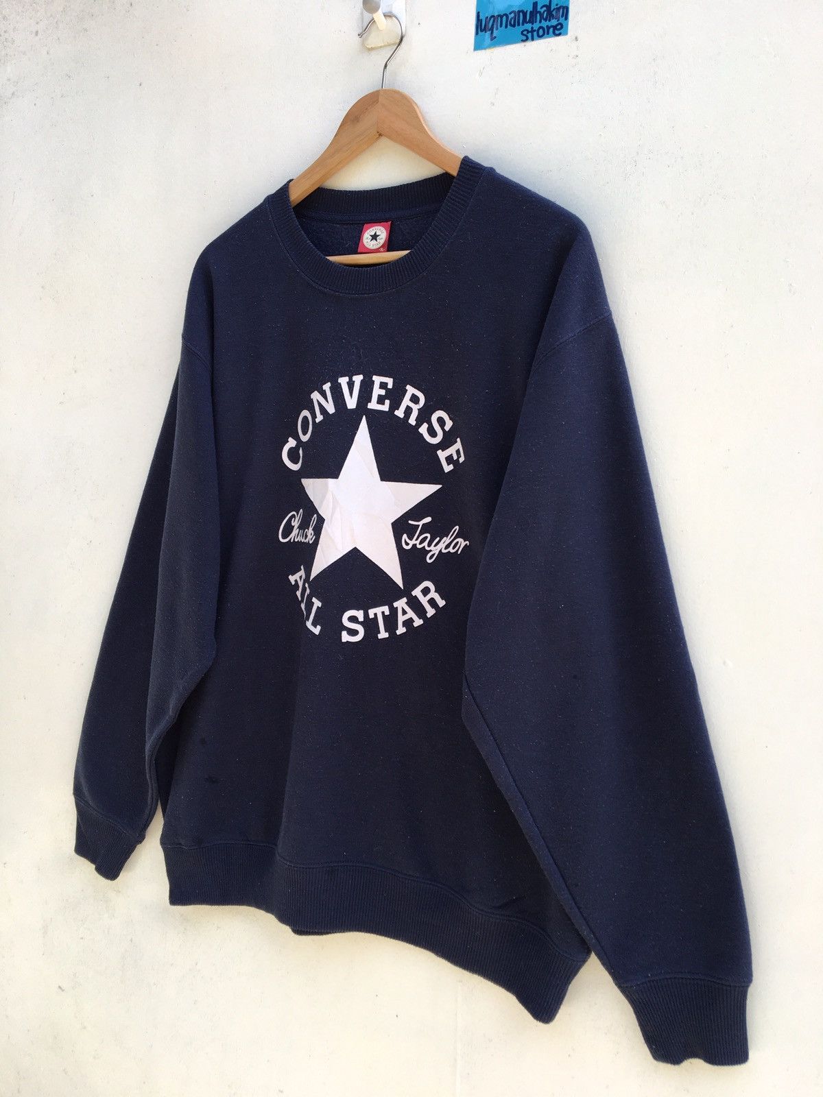 Converse Vintage 90s Converse Sweatshirt Big Logo Size US XL / EU 56 / 4 - 3 Thumbnail