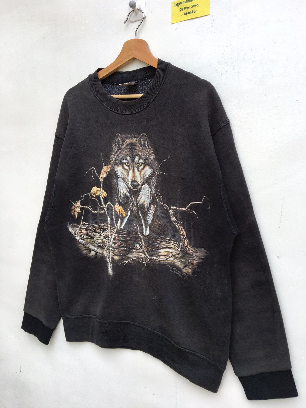 Vintage Vintage 90s Gardner Wolf Big Size Sweatshirt Size US L / EU 52-54 / 3 - 4 Thumbnail