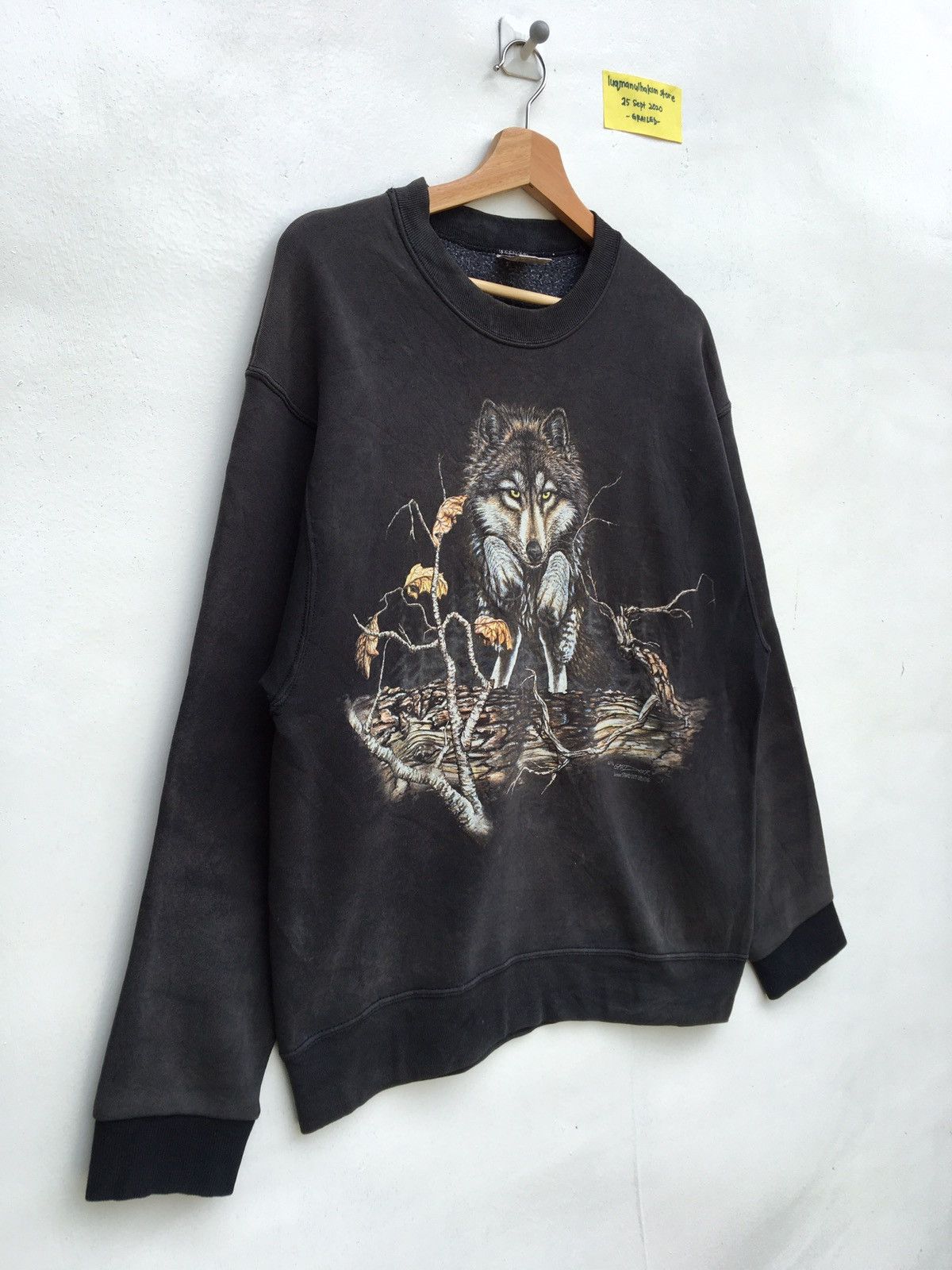 Vintage Vintage 90s Gardner Wolf Big Size Sweatshirt Size US L / EU 52-54 / 3 - 3 Thumbnail